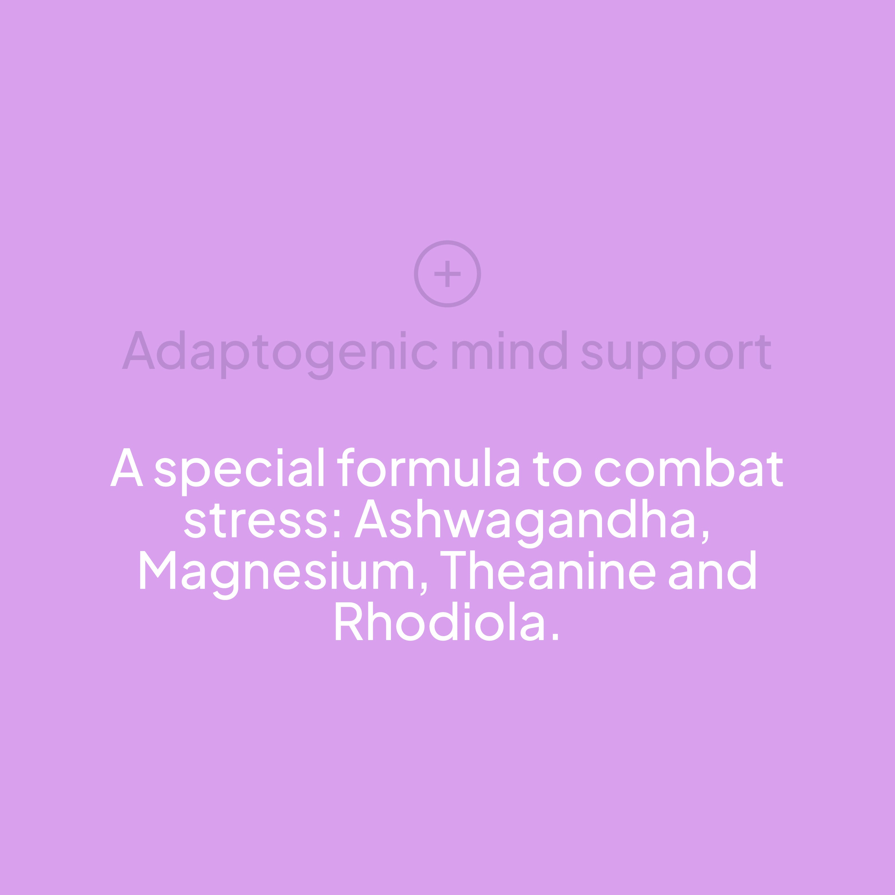 Ashwagandha KSM-66 + Magnésium, L-Théanine et Rhodiola - 60 gélules