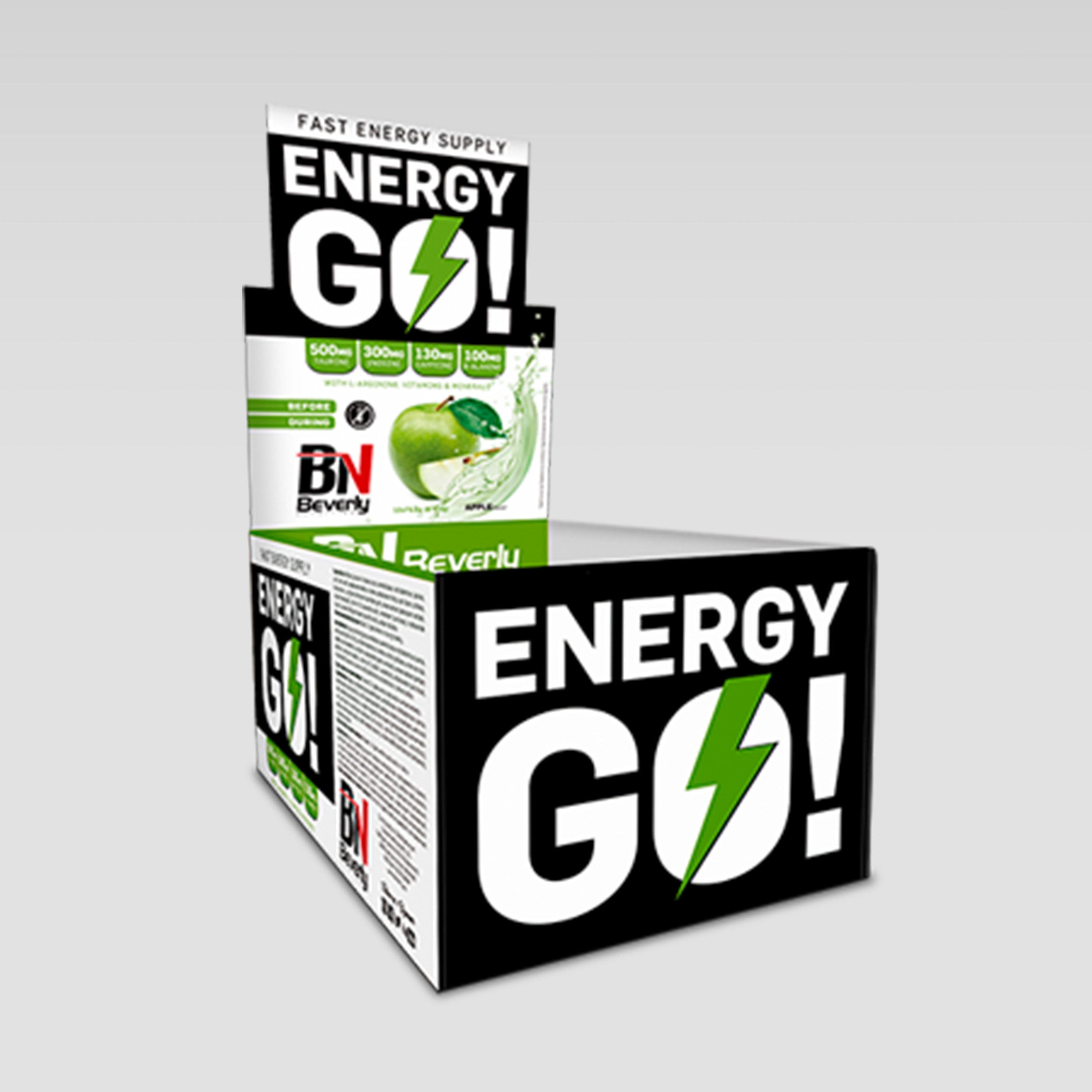 Gel énergétique Energy Go - 12 bâtonnets de gel - 73,2 g - Pomme