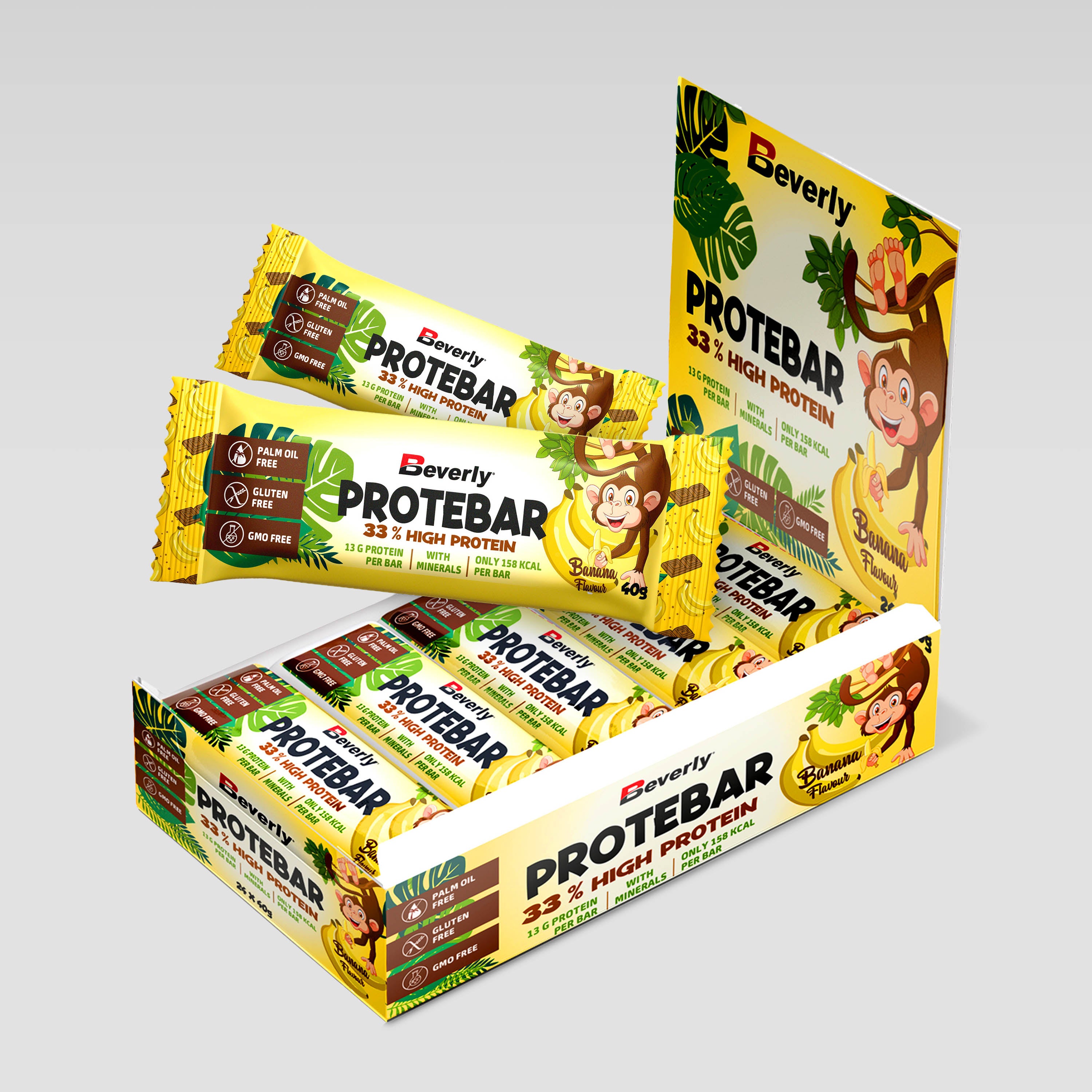 Protebar Protein Bar - 24 Units - Banana