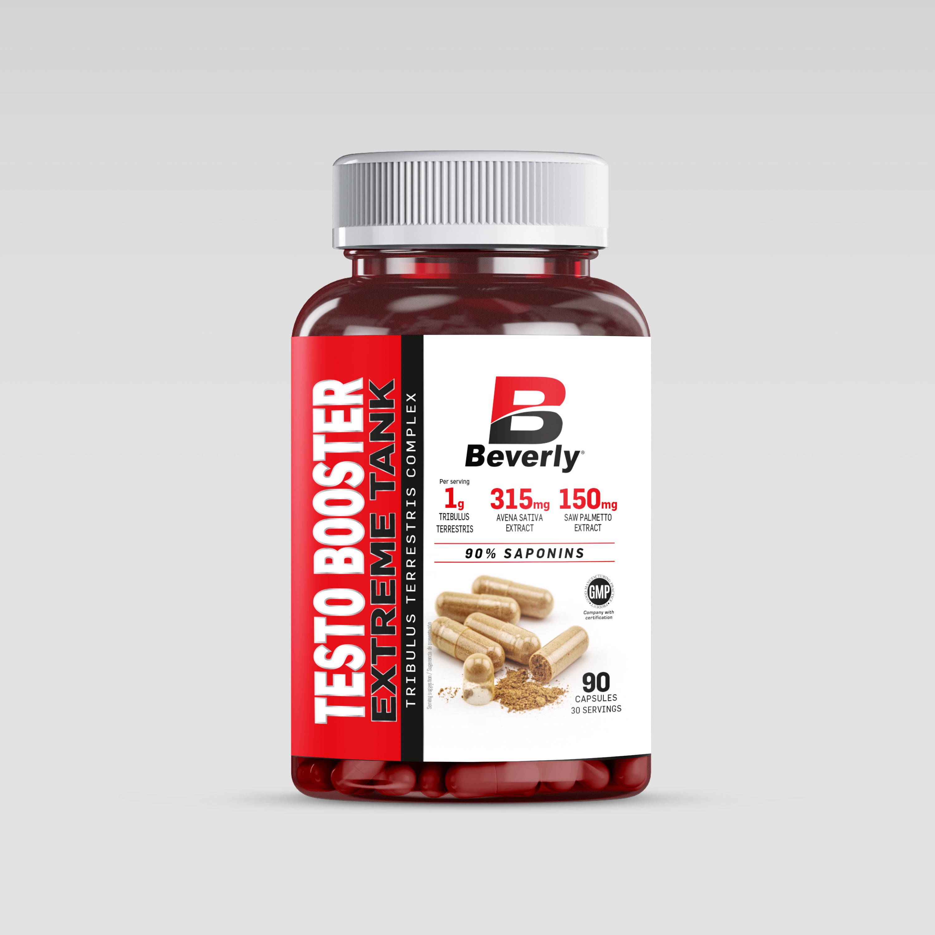 Testo Booster - 90 gélules - 30 portions