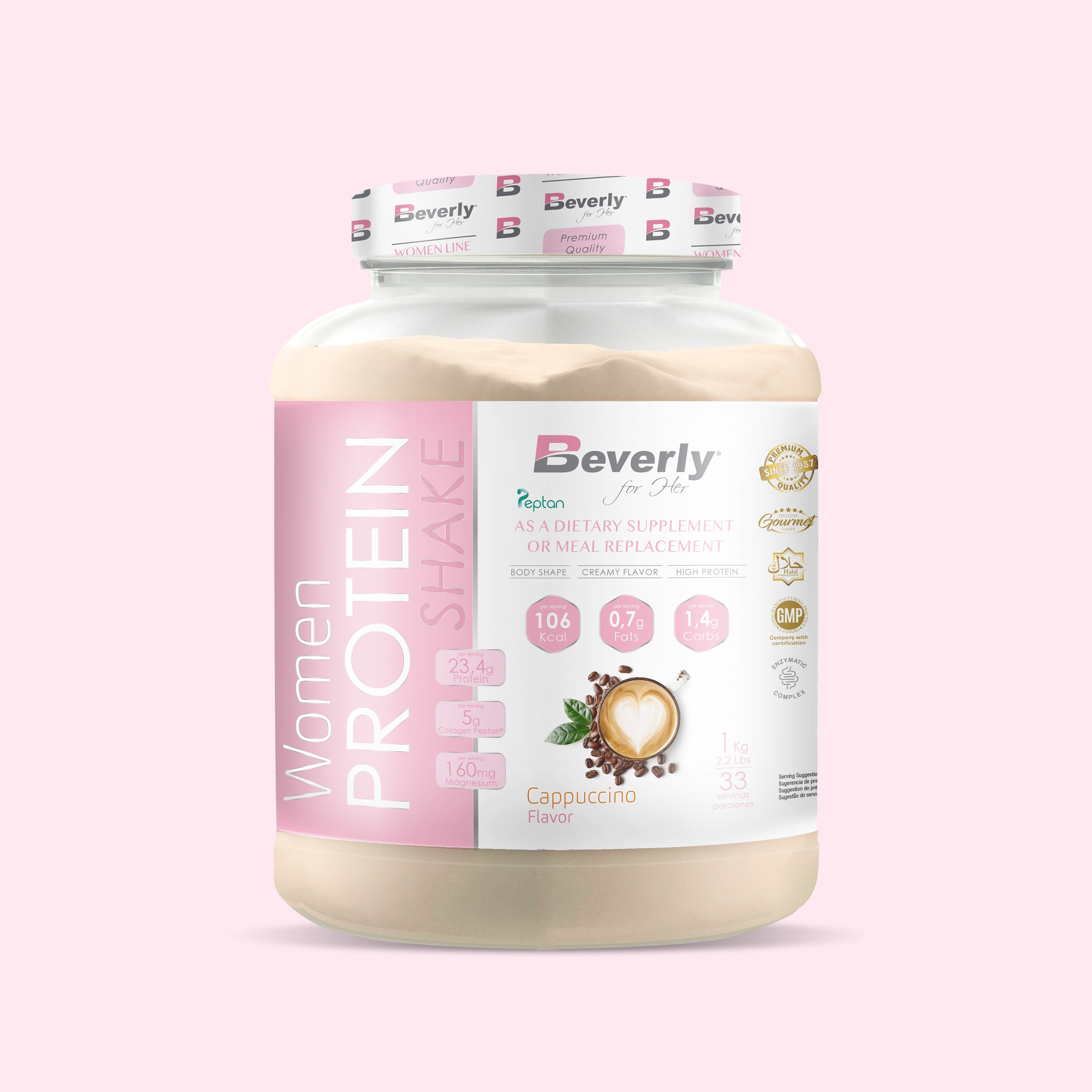 Women Protein Shake - 1 Kg - Cappuccino