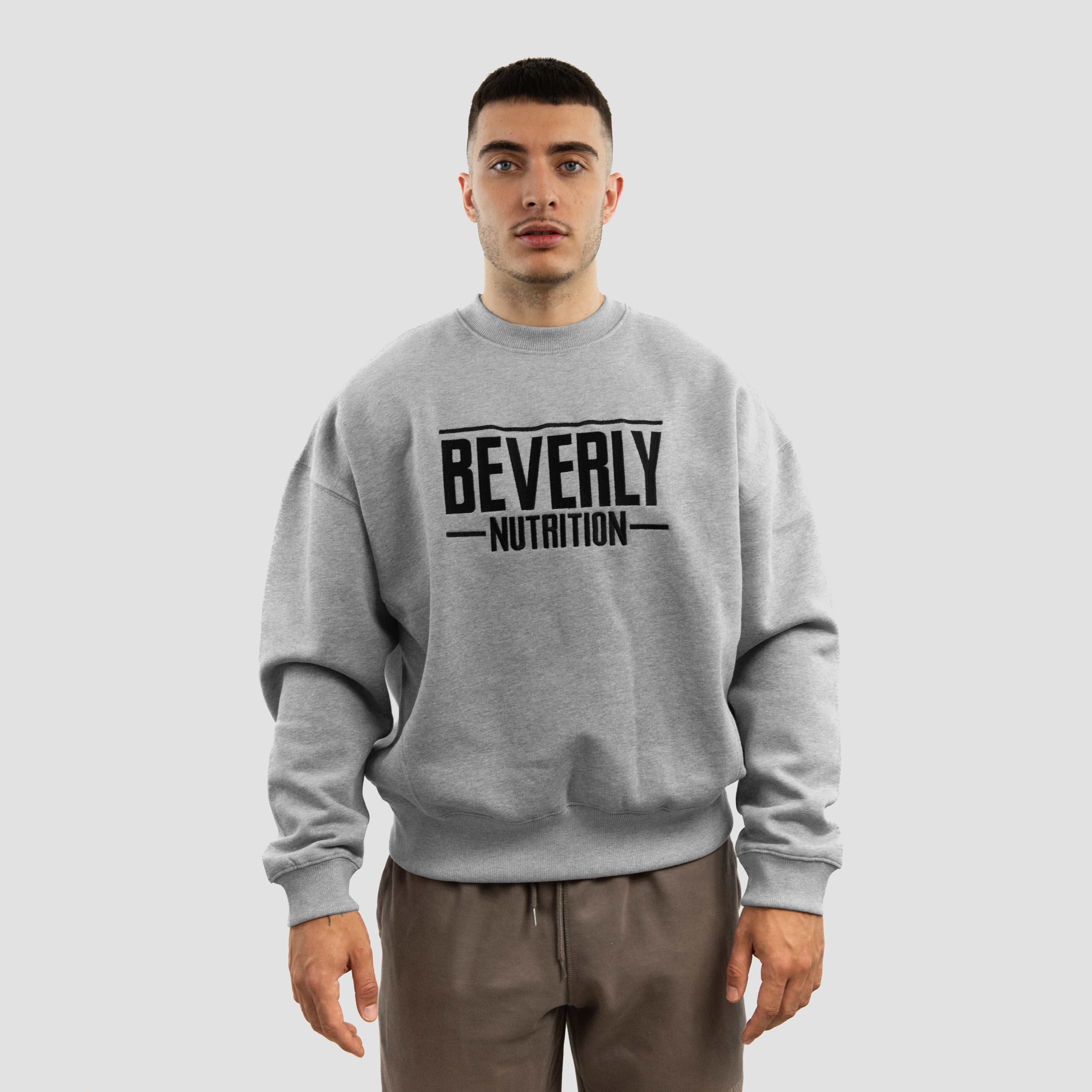 Sweat-shirt BEVERLY - Allez-y fort ou rentrez chez vous - Gris
