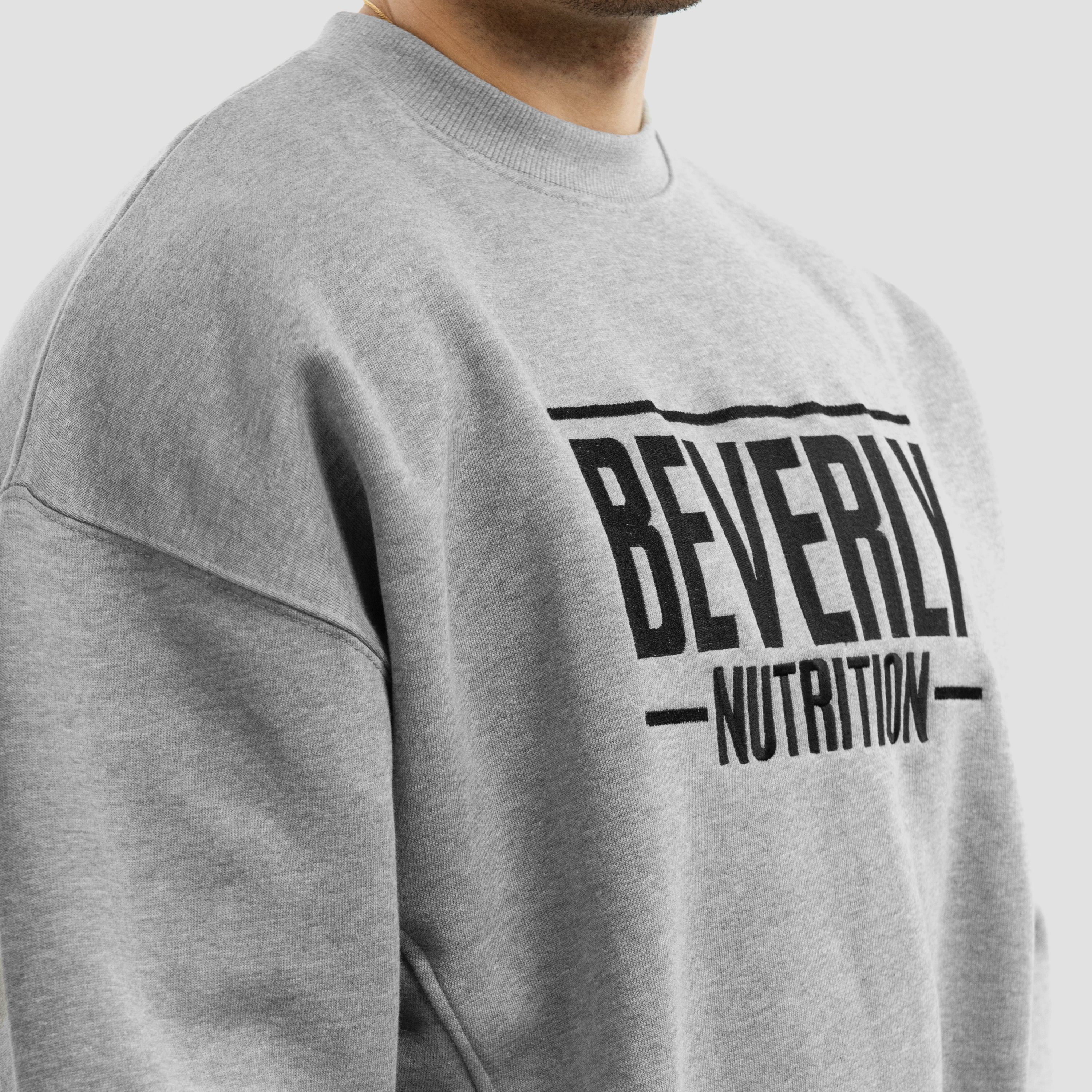 Sweat-shirt BEVERLY - Allez-y fort ou rentrez chez vous - Gris