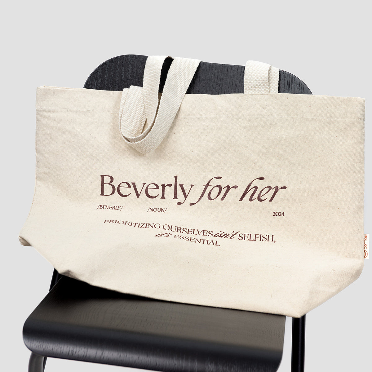 Tote Bag Beverly For Her - Beige