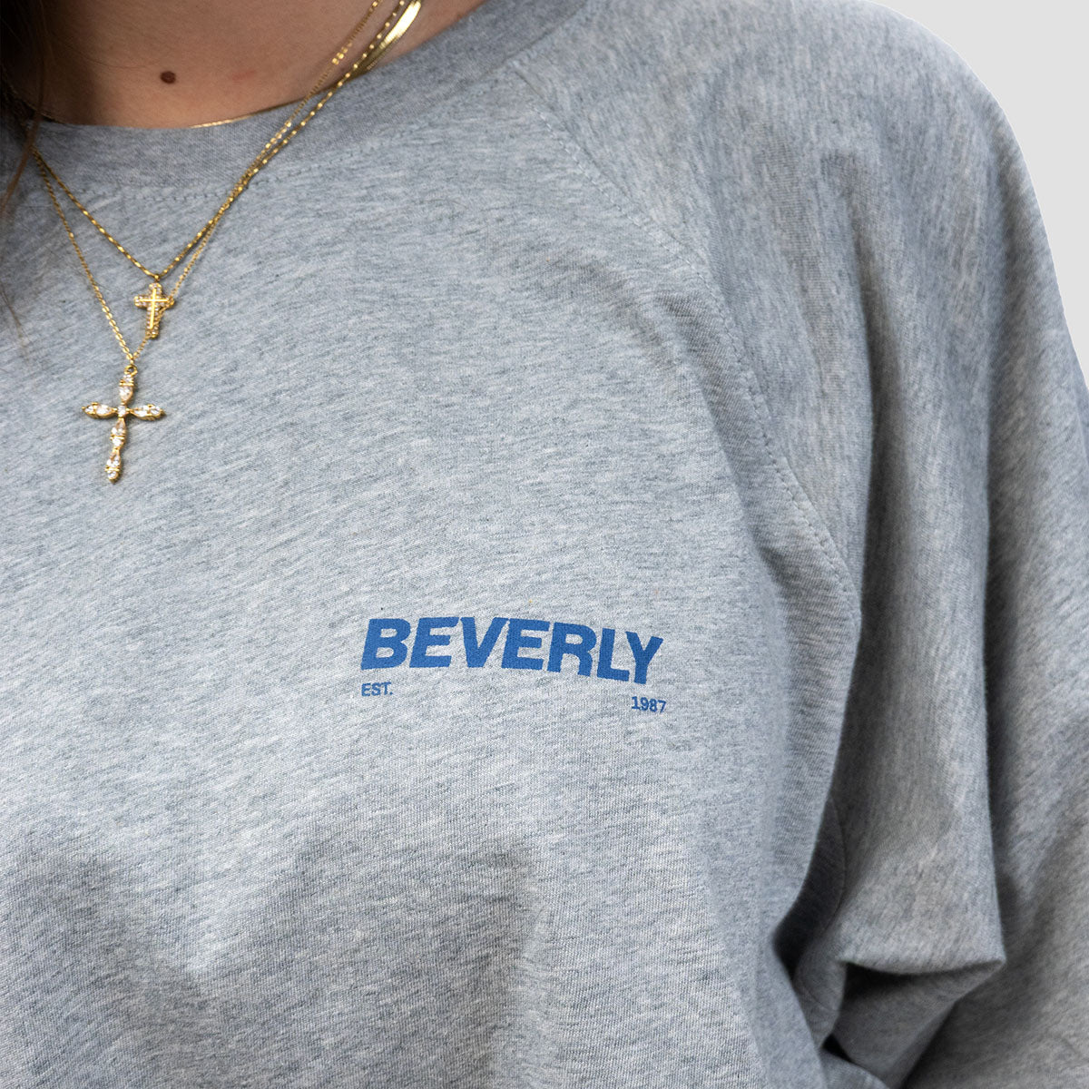 T-shirt oversize - Les résultats comptent plus que les promesses - Gris foncé