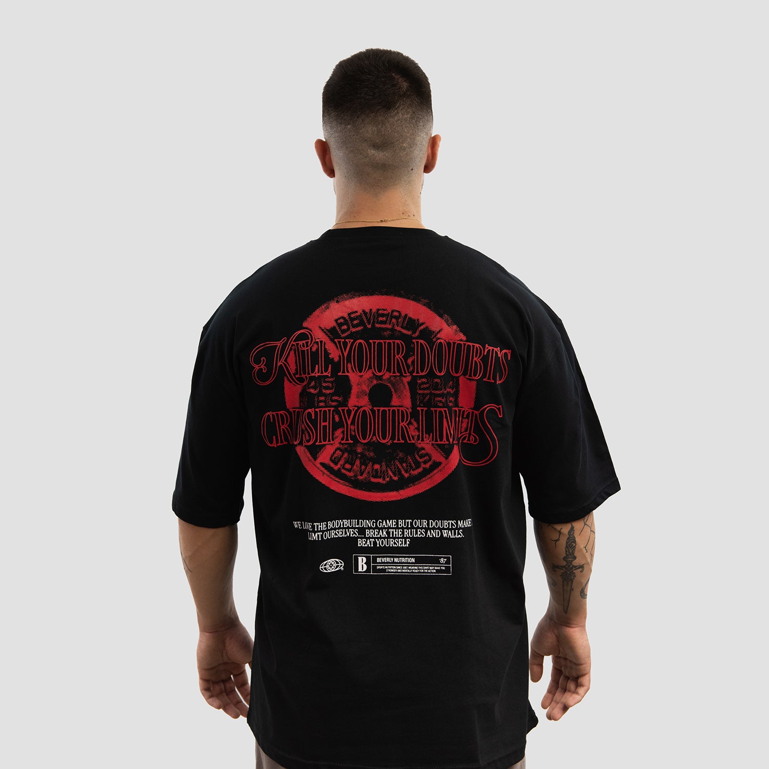 T-shirt BEVERLY - Dépassez vos limites - Noir