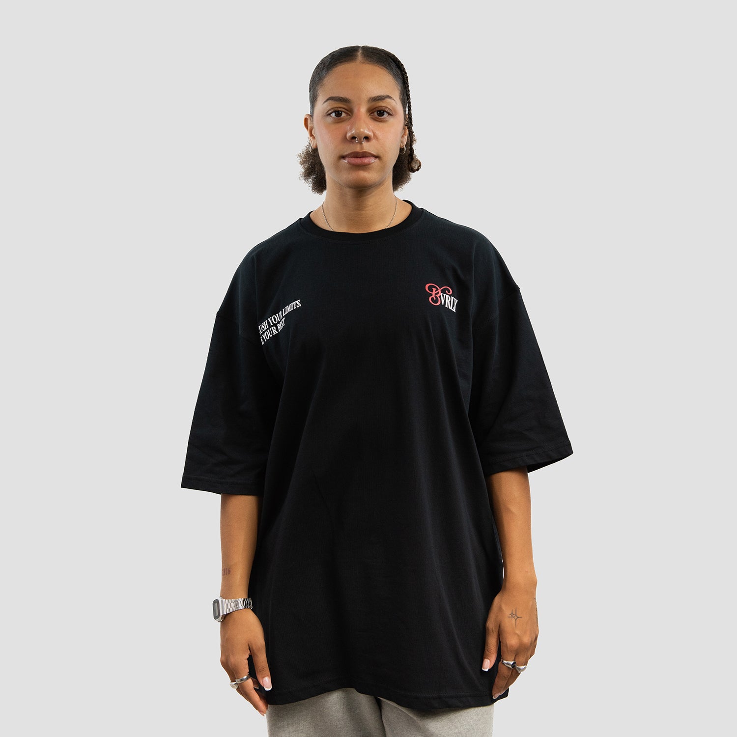 T-shirt BEVERLY - Dépassez vos limites - Noir