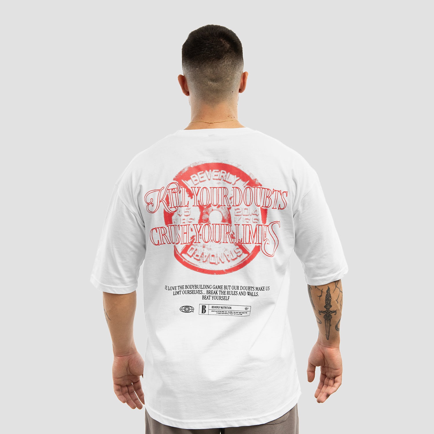 T-shirt BEVERLY - Dépassez vos limites - Blanc