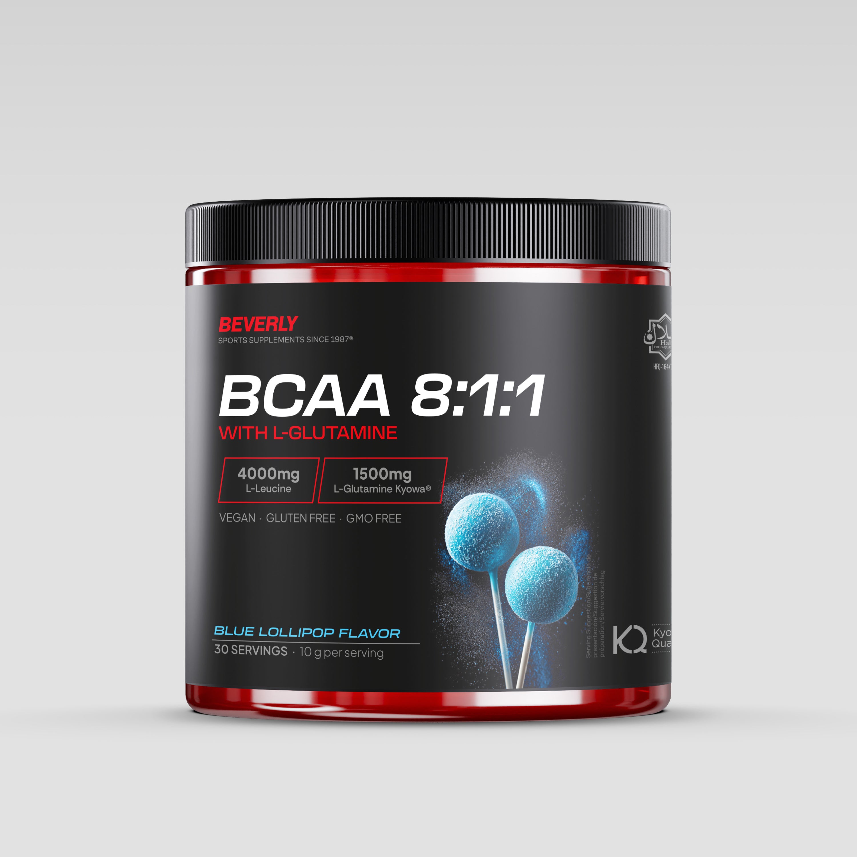 BCAA 8:1:1 + L-Glutamine - 300 g - Sucette Bleue