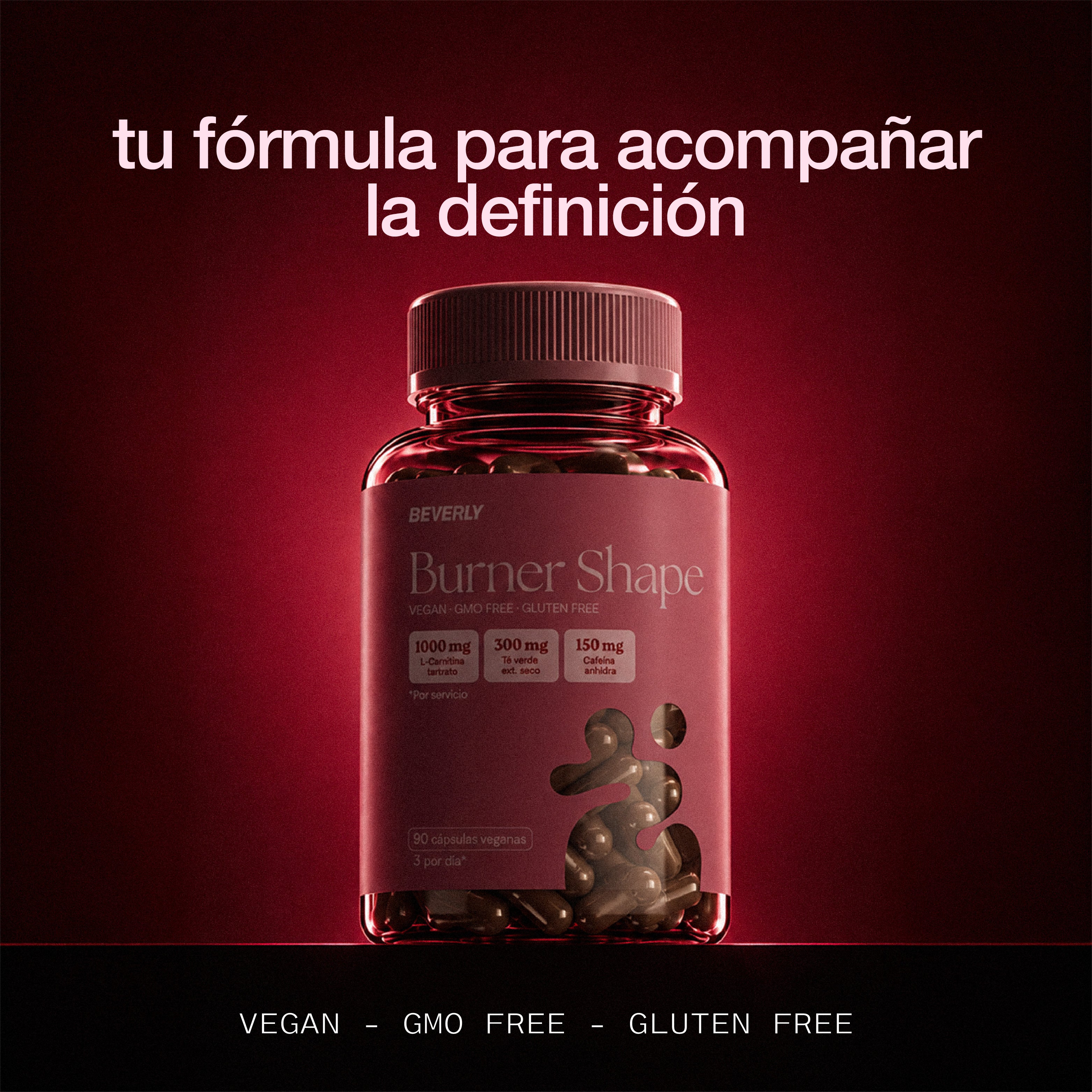 Burner Shape For Her - 90 Caps - 30 Servicios