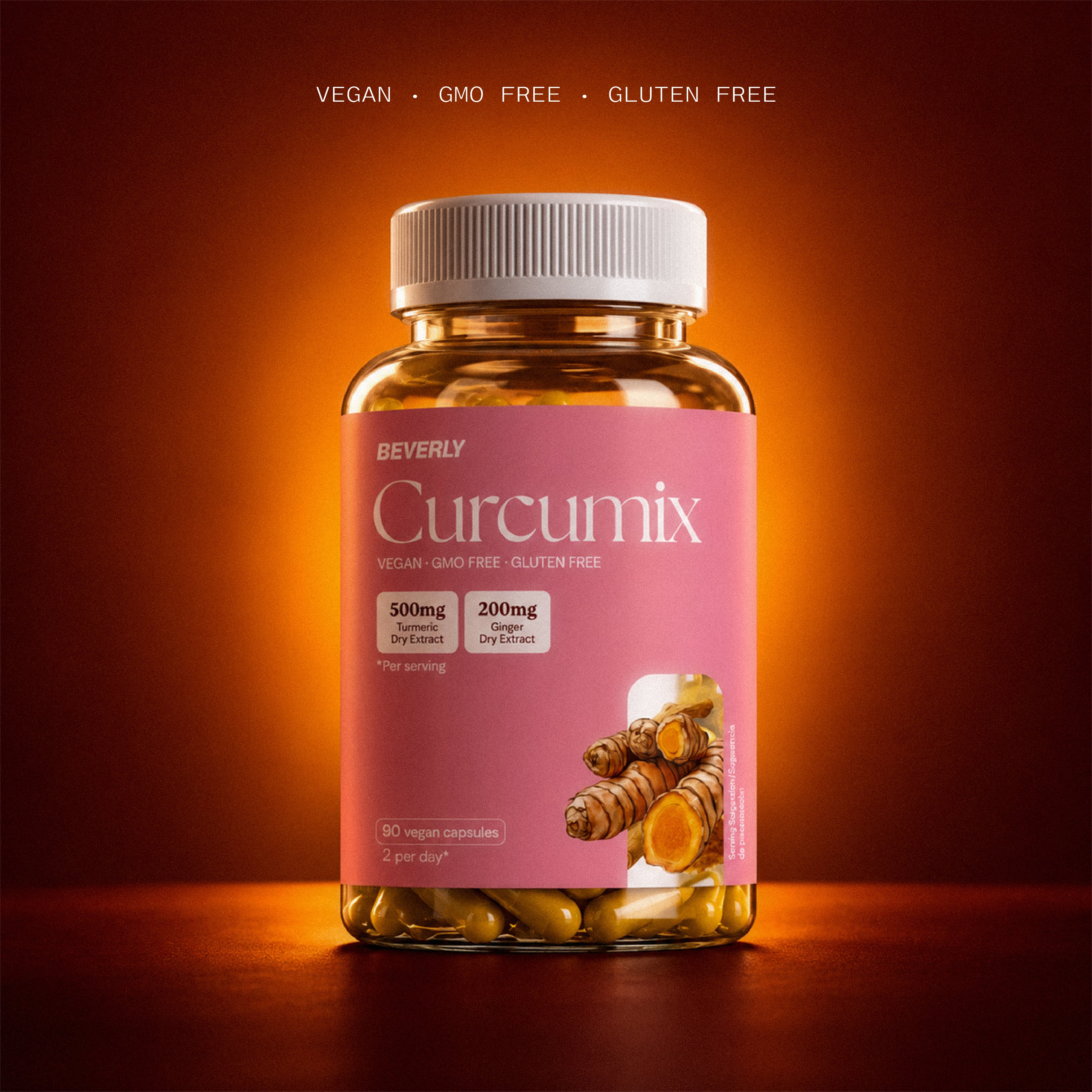 Curcumix For Her - Fórmula antiinflamatoria - 90 Caps - 45 Servicios