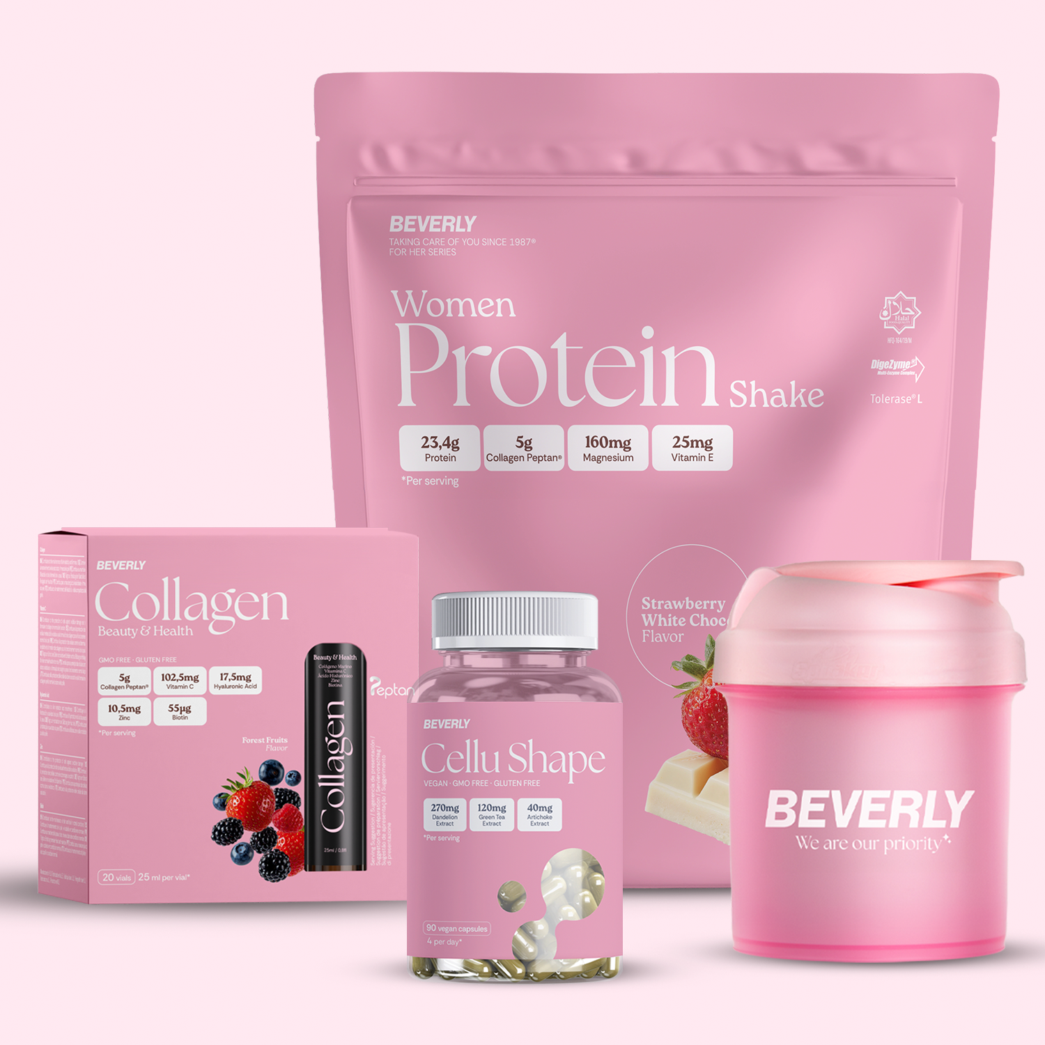 Pour Elle Spécial - Pack Fitness (Fraise Chocolat Blanc)