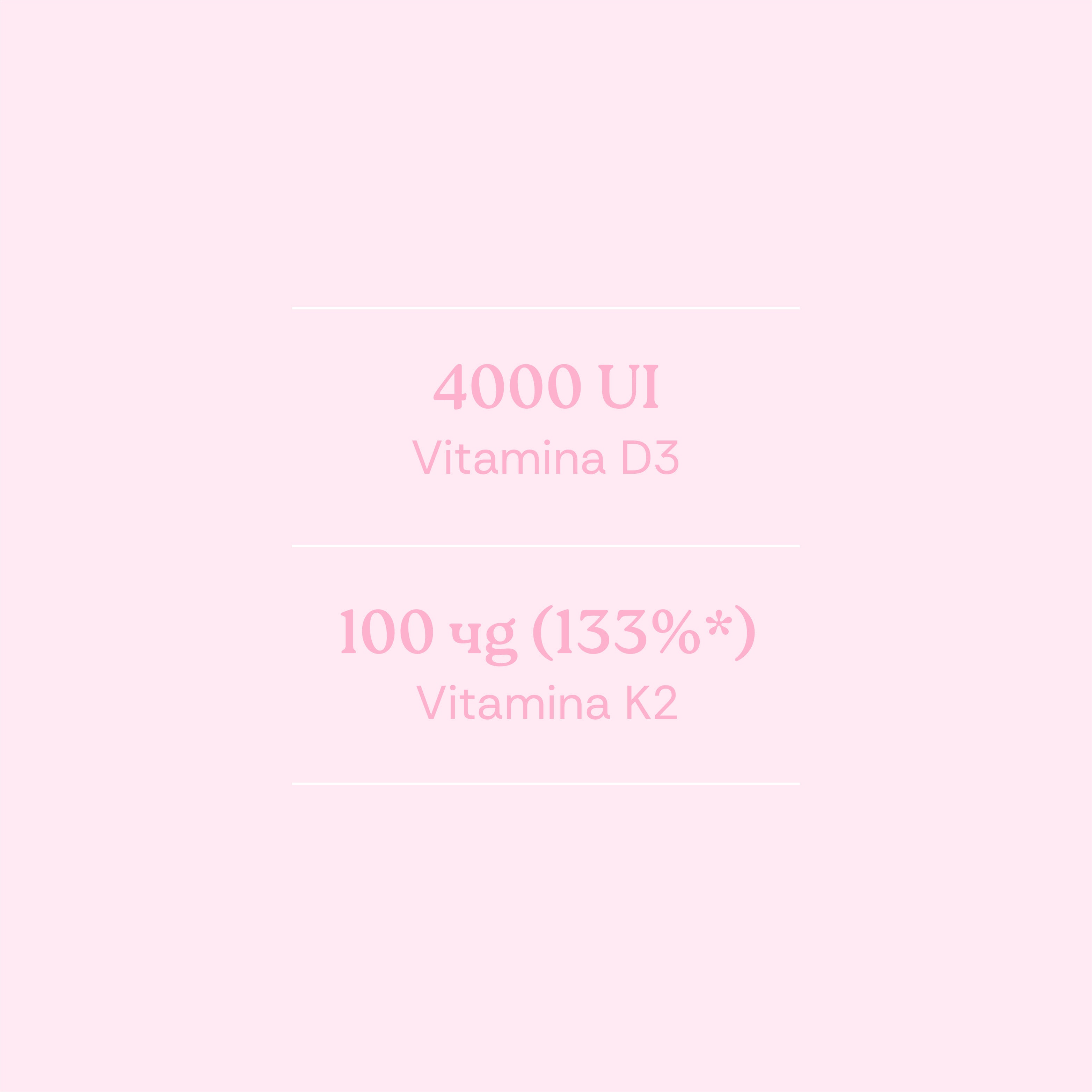 Vitamin D3 + K2 For Her - 60 Caps - 60 Servicios