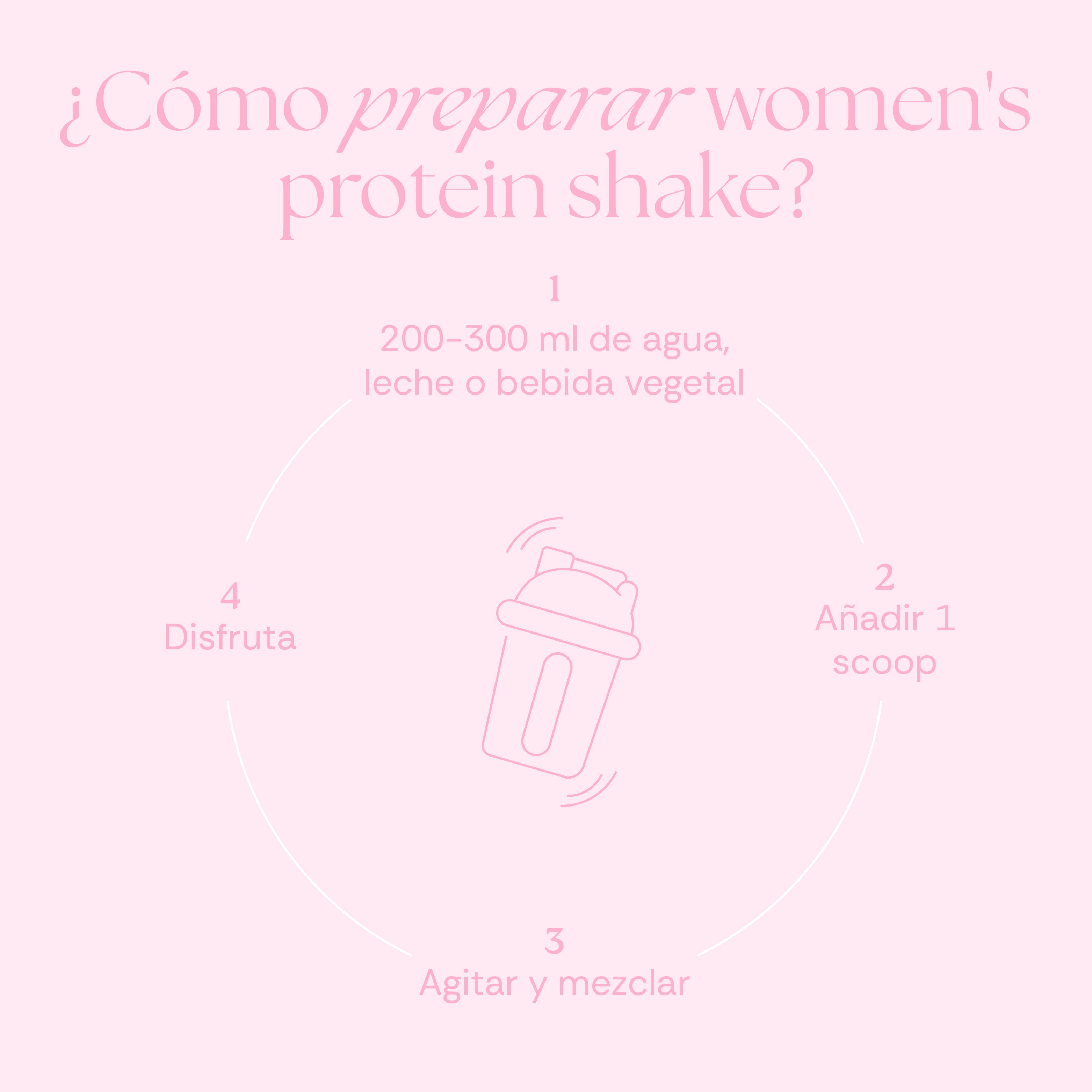 Women Protein Shake - 500 g - Strawberry White Chocolate
