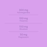 Ashwagandha KSM-66 + Magnesium, L-Theanine &amp; Rhodiola - 60 Caps