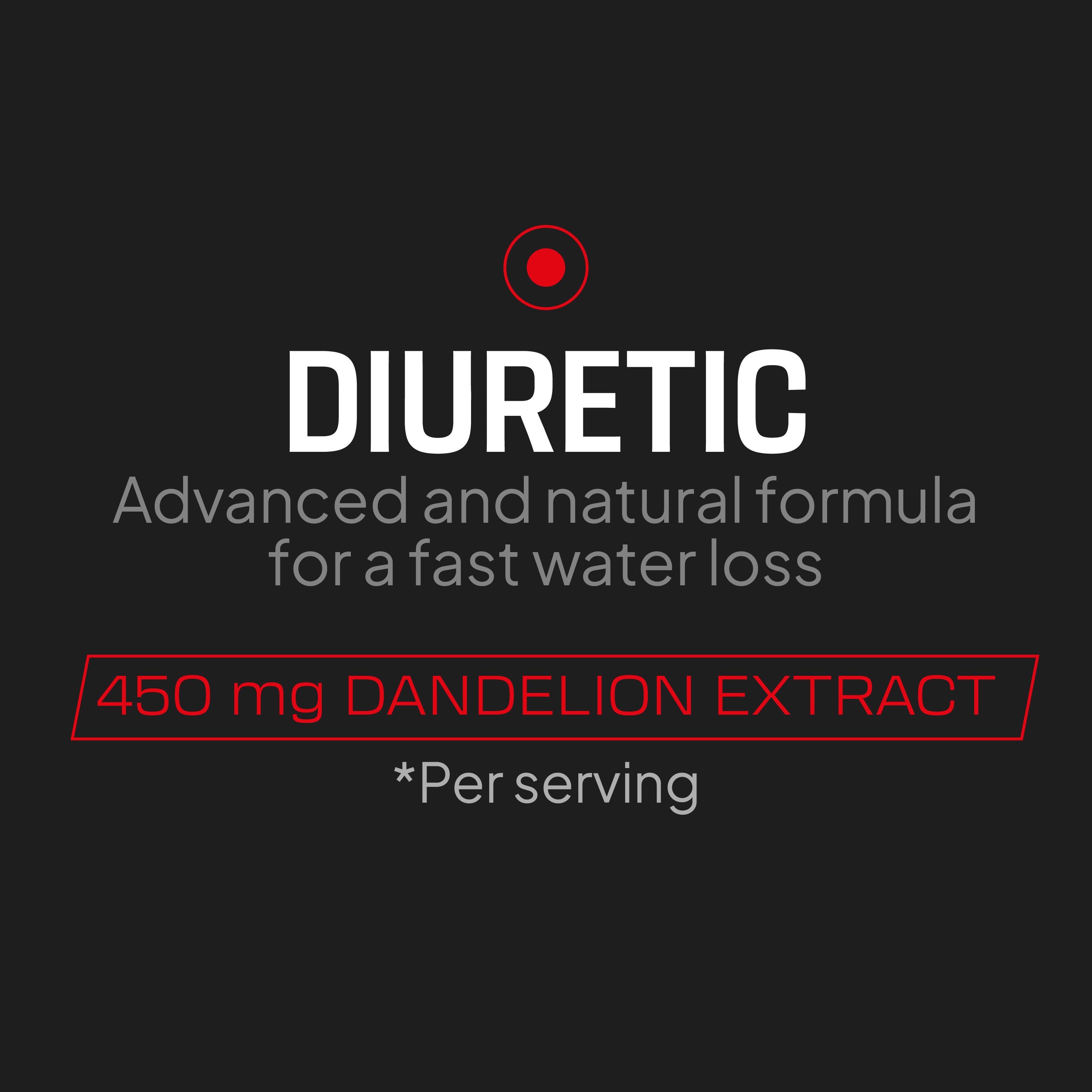 Diuretic Fast Water Loss - 90 Caps - 22 Servings