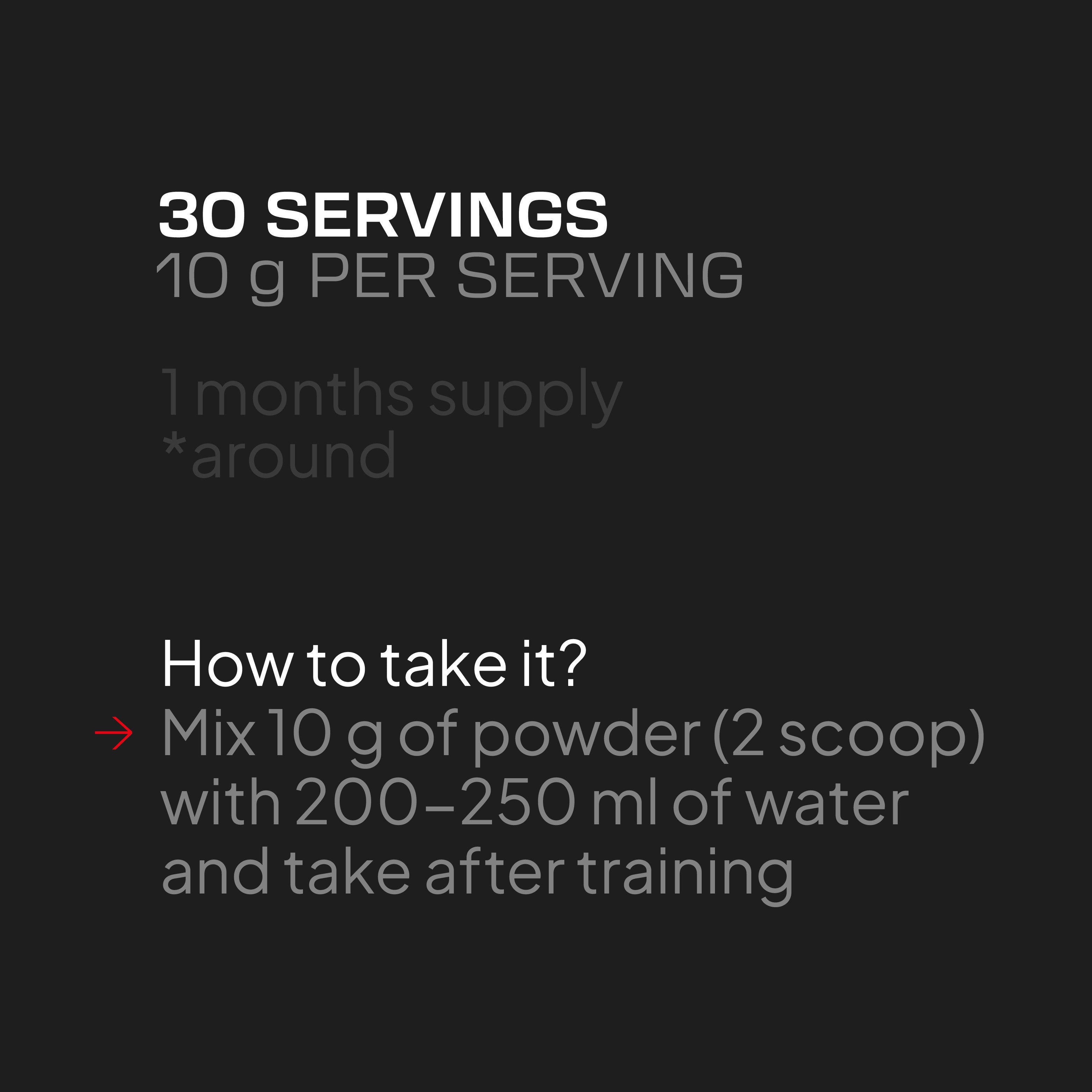 BCAA 8:1:1 + L-Glutamine - 300 g - Sucette Bleue