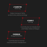 Carni Xtreme 4000 - Carnitine liquide Carnipure® - 20 ampoules - Fruits rouges