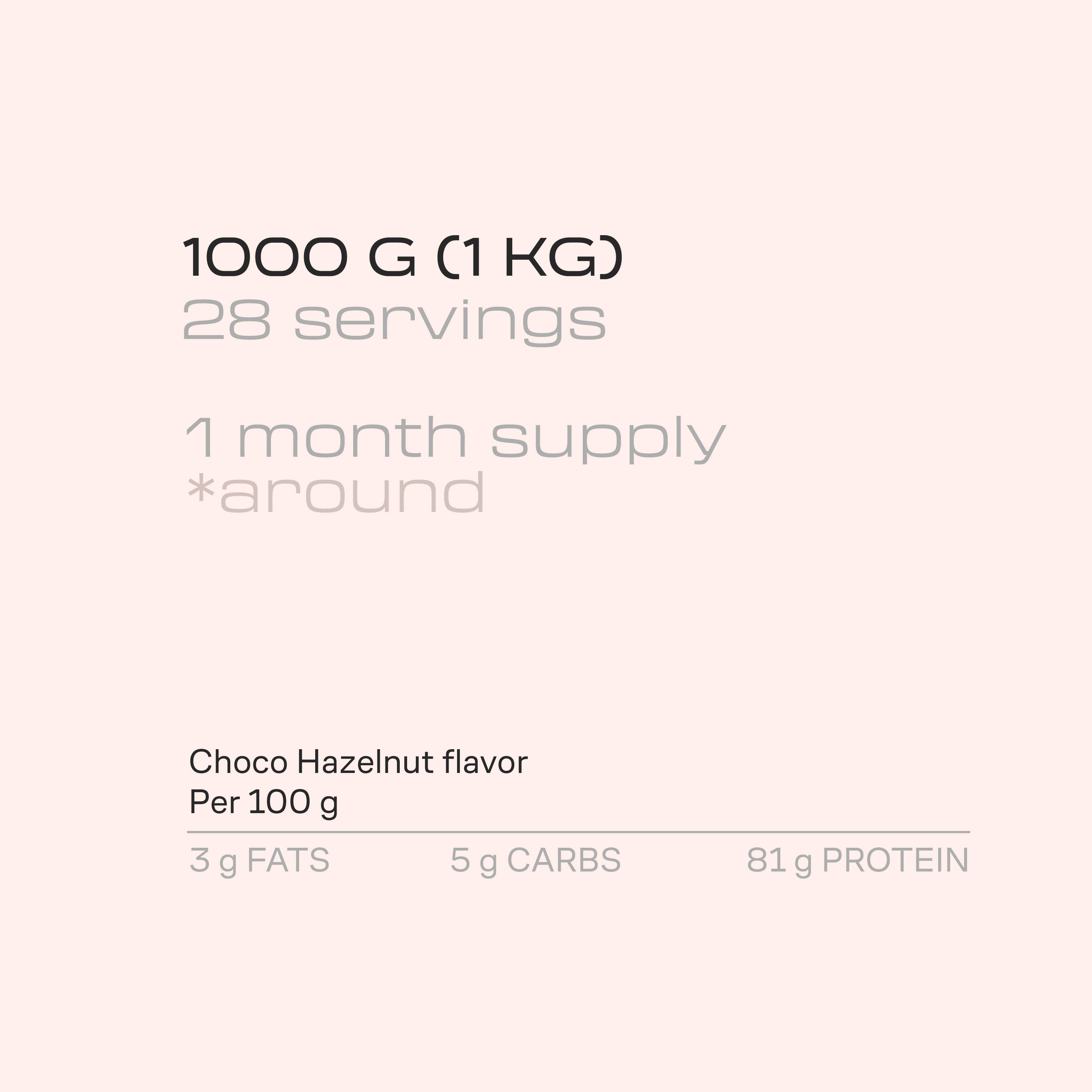 Hydro Protein - 1 Kg - Choco Hazelnut