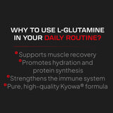 L-Glutamina Kyowa® - 300 g - Cherry