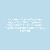 Magnesium Bisglycinate + Vitamin B6 - 90 Caps - 90 Servicios