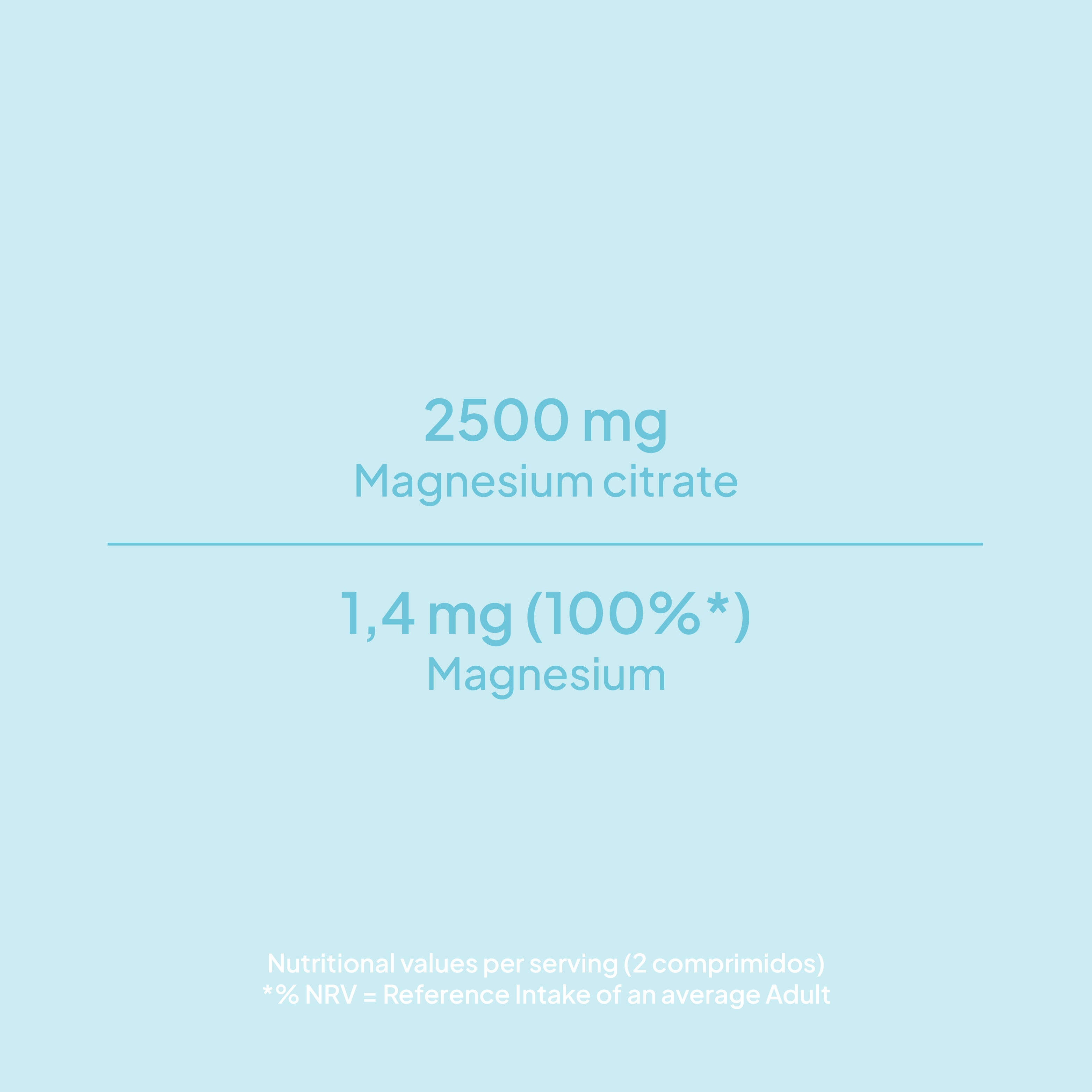 Magnesium Citrate - 60 Tabs - 30 Servicios