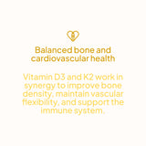 Vitamin D3 + K2 - 60 Caps - 60 Servicios