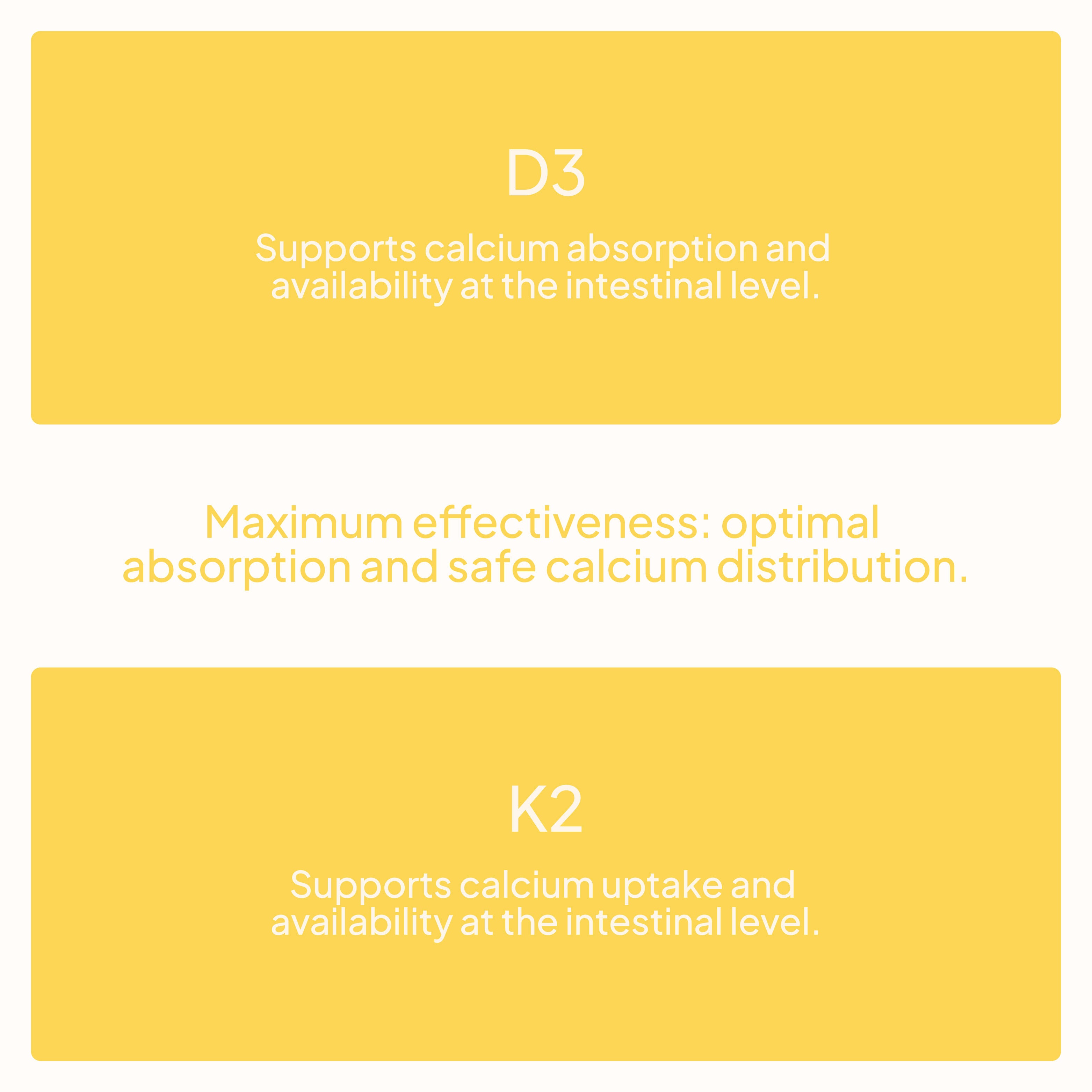 Vitamin D3 + K2 - 60 Caps - 60 Servicios