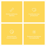 Vitamin D3 + K2 - 60 Caps - 60 Servicios