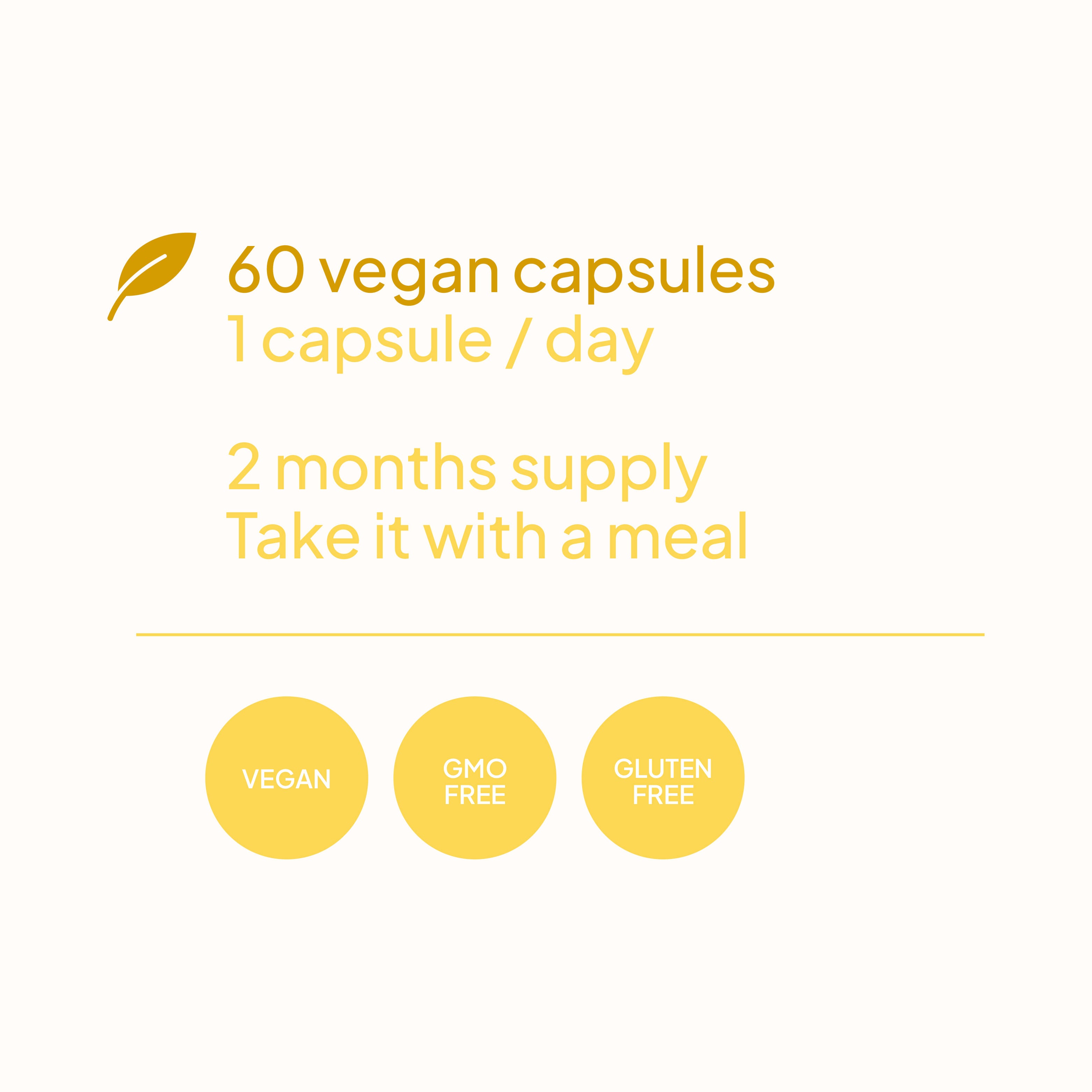 Vitamin D3 + K2 - 60 Caps - 60 Servicios