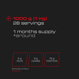 Whey Pro Concentrate - 1 Kg - Butter Biscuit