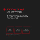 Whey Pro Concentrate - 1 Kg - Strawberry Cheesecake