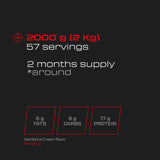 Whey Pro Concentrate - 2 Kg - Vainilla Ice Cream