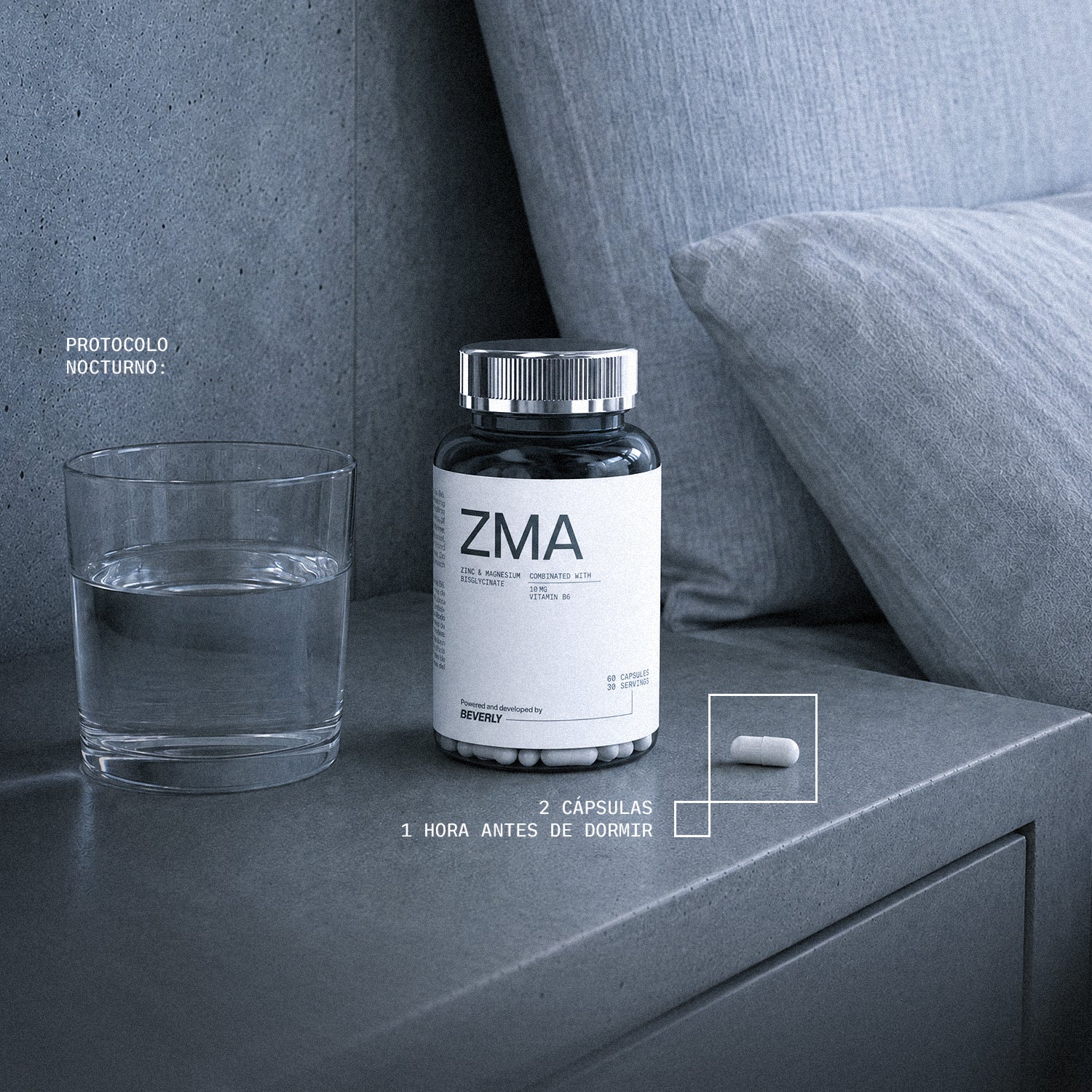 ZMA + Vitamine B6 - 60 Caplets - 60 Portions