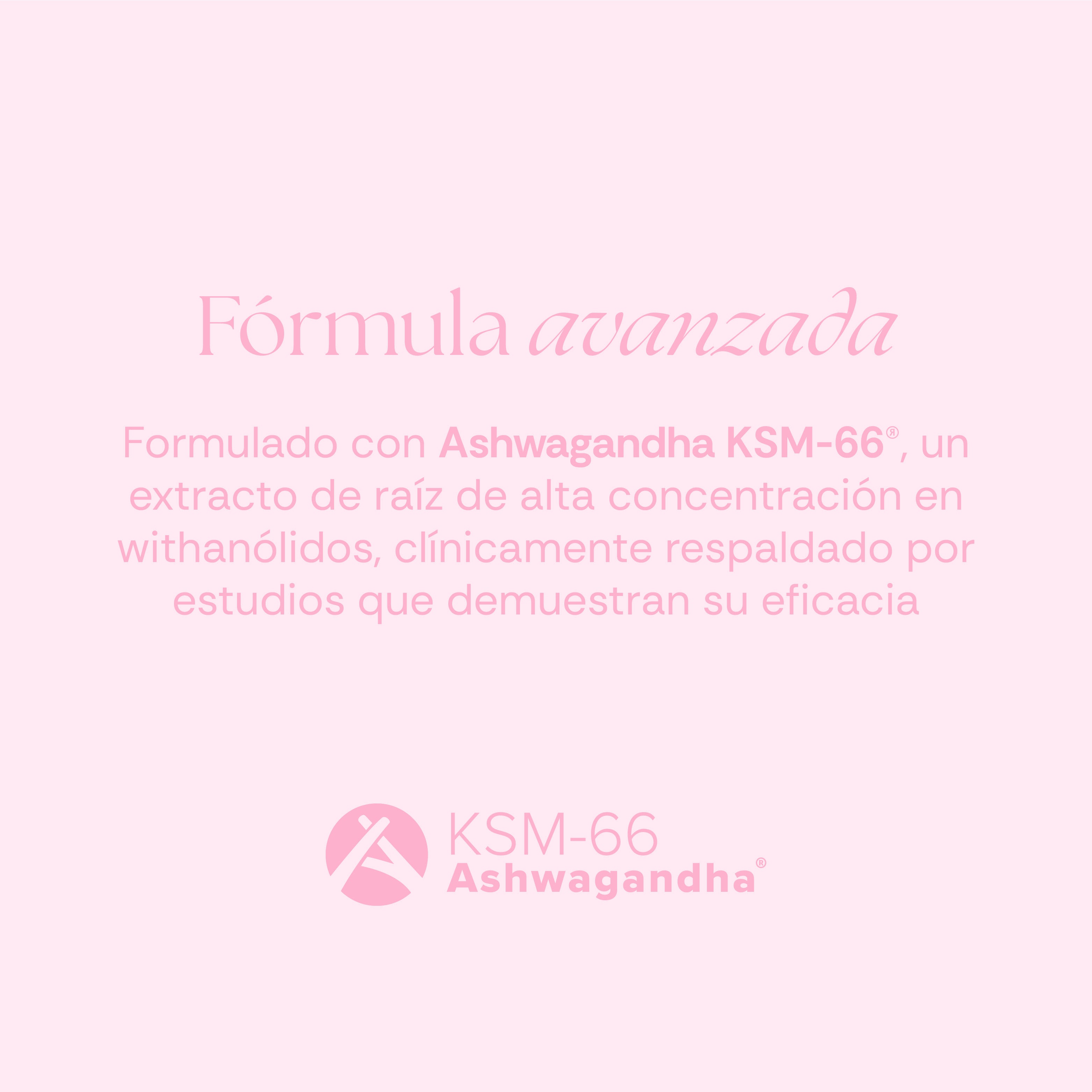 Ashwagandha For Her KSM-66 + Magnesio, L-Teanina & Rhodiola - 60 Caps