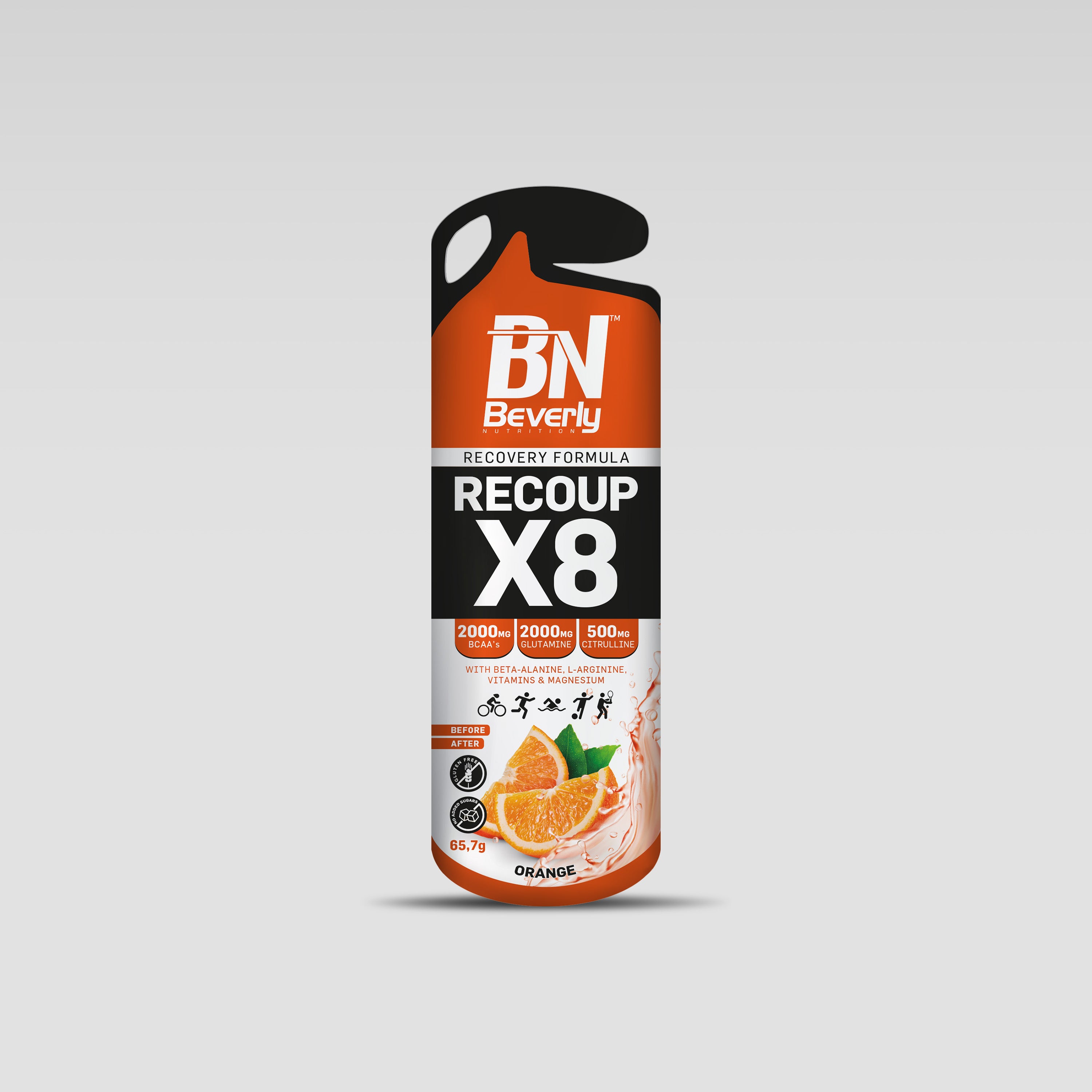 Recoup X8 - 12 Gel Sticks - 65 g - Orange