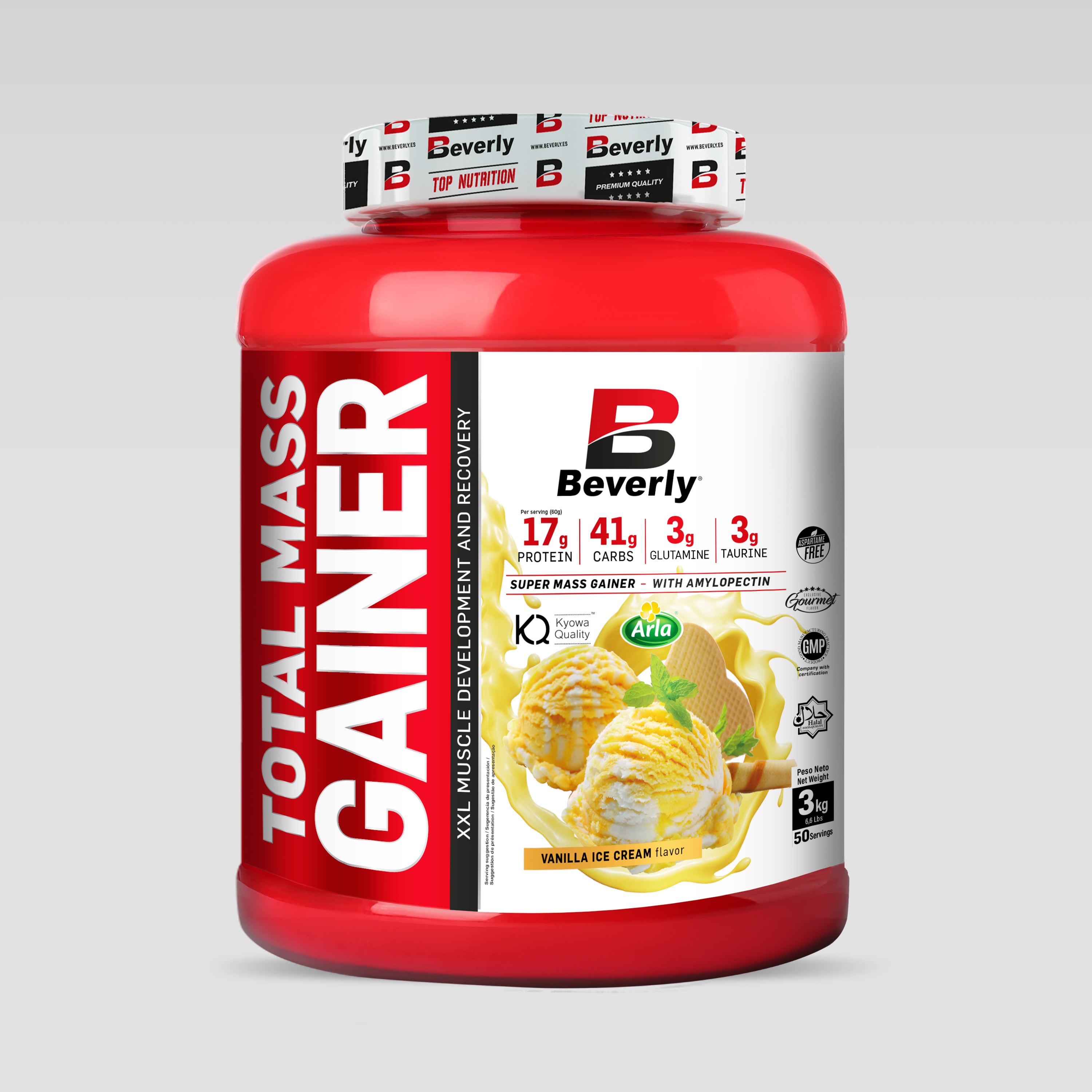 Total Mass Weight gainer - 3 Kg - Vanilla Ice Cream