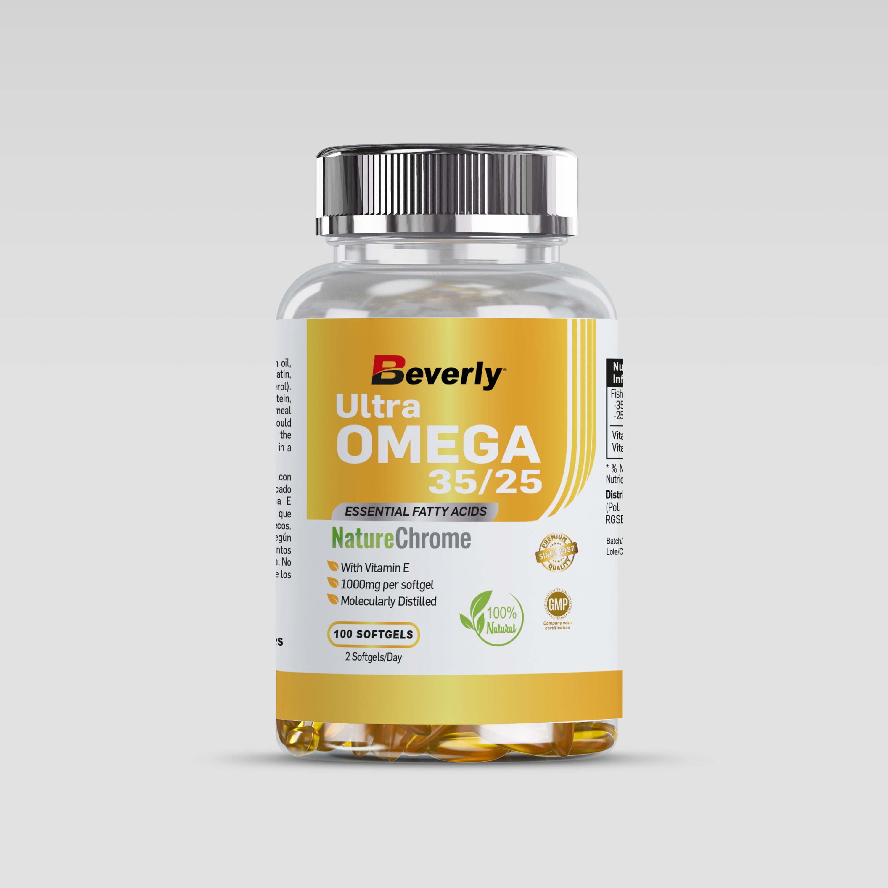 Omega 3 - 100 Caps - 50 Servings