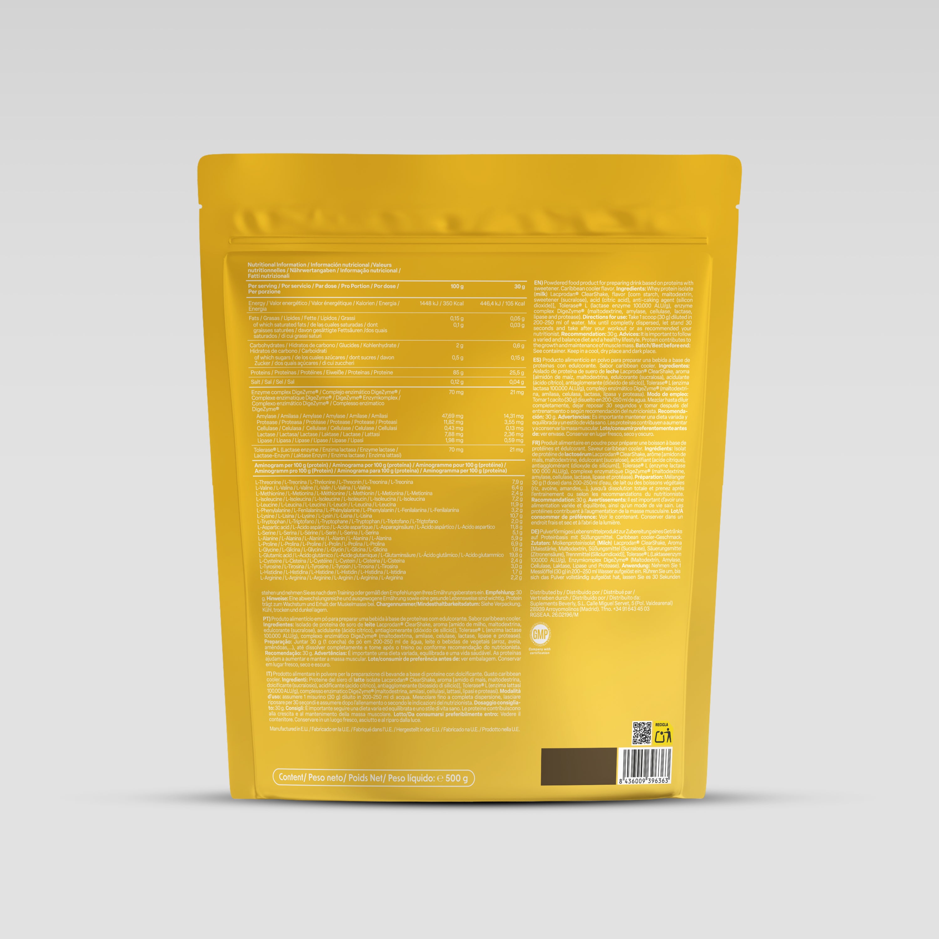 Clear Isolate Protein - 500 g - Caribbean Cooler