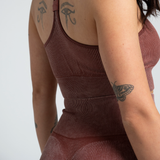 Top Marrón Denim - Imperia Collection