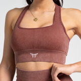 Top Marrón Denim - Imperia Collection