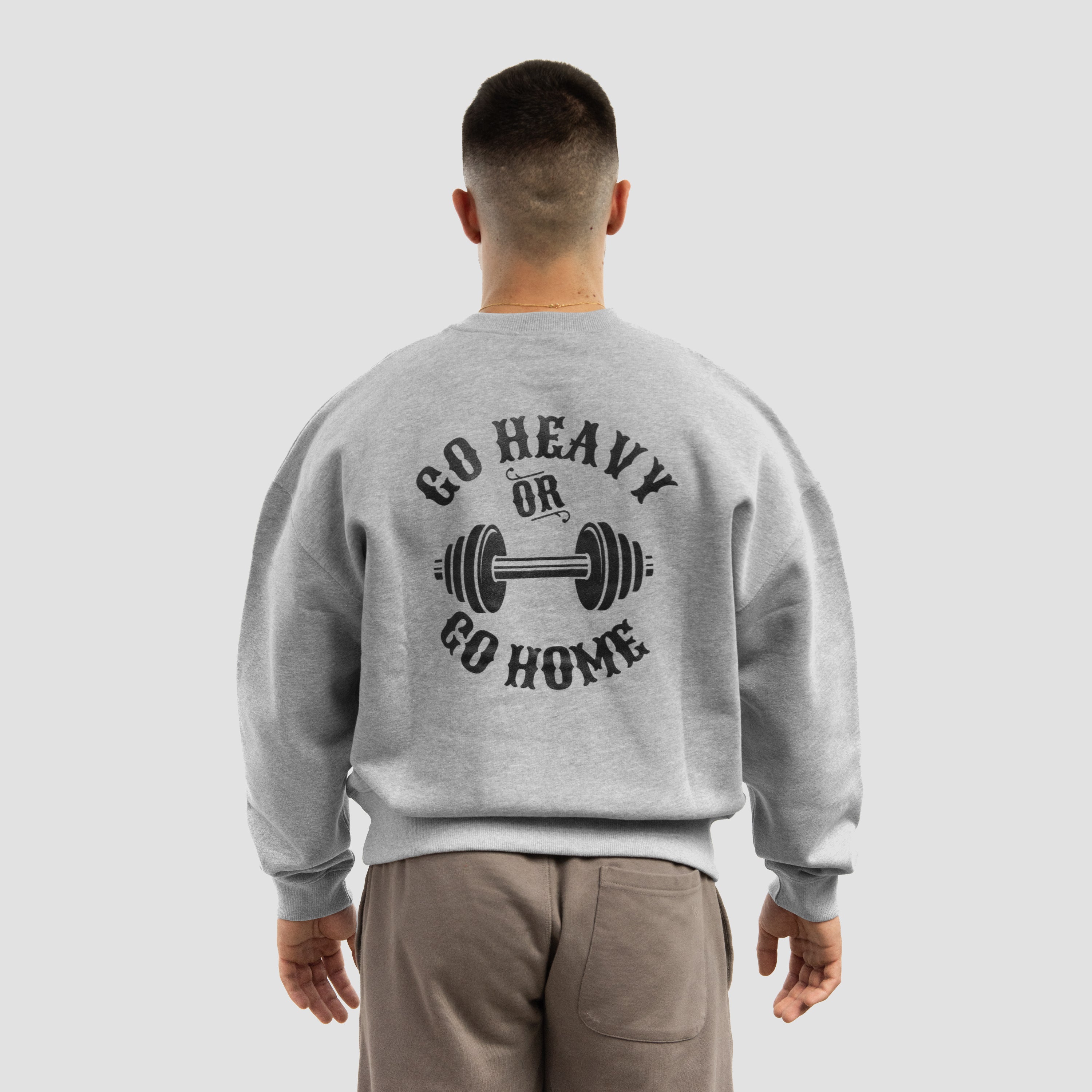 BEVERLY sweatshirt - Go heavy or go home - Gray