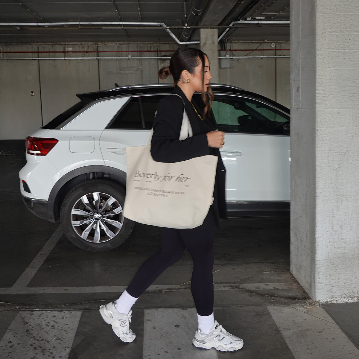 Tote Bag Beverly For Her - Beige