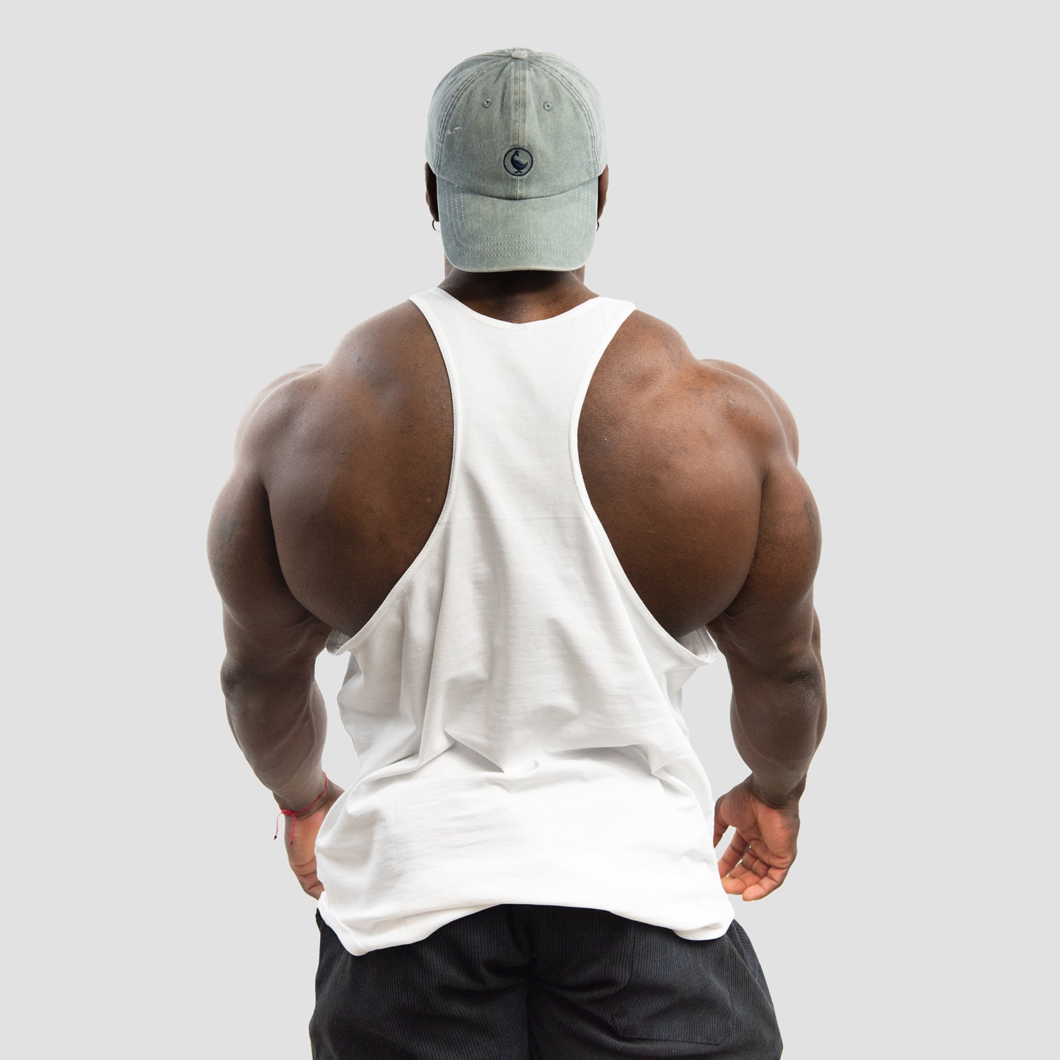BEVERLY basic logo tank top - White