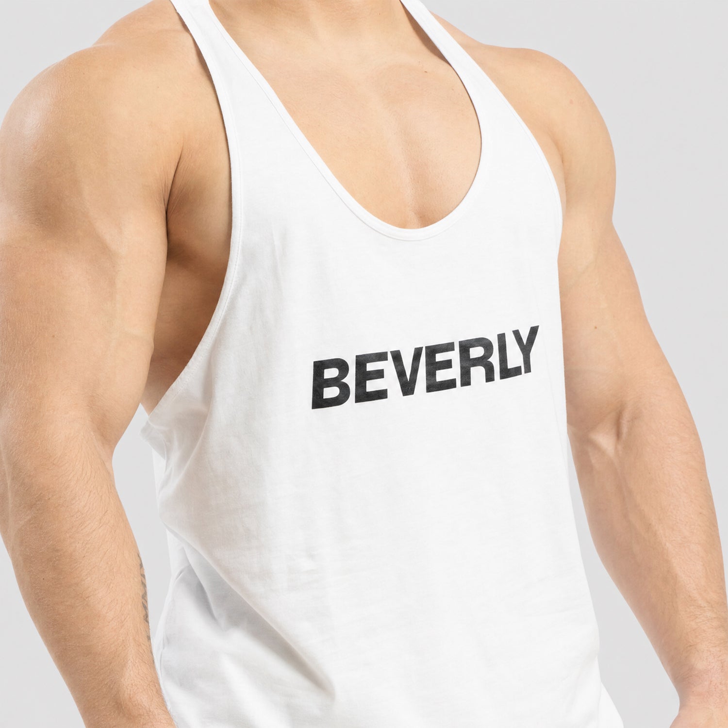 Camiseta de tirantes BEVERLY basic logo - White