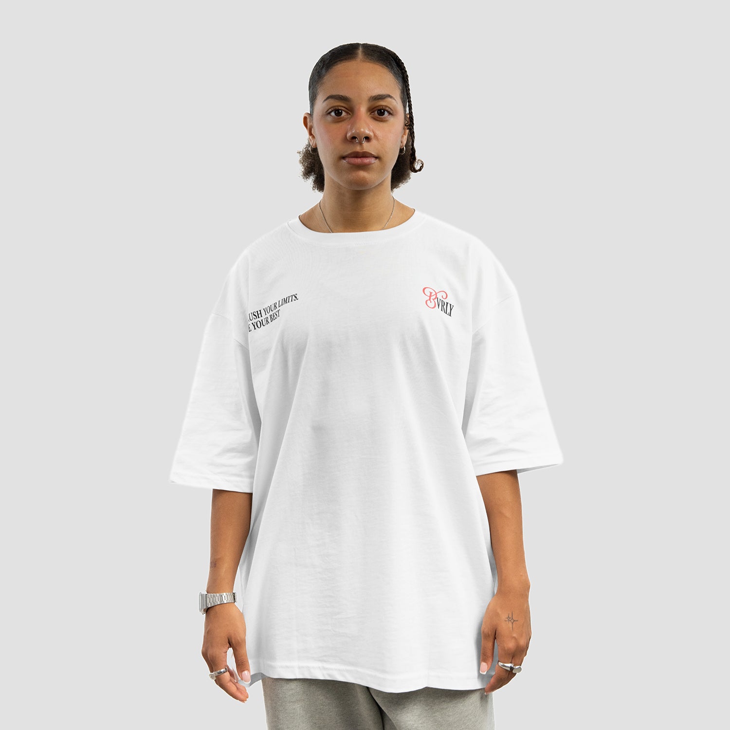 BEVERLY T-shirt - Crush your limits - White