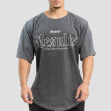 Camiseta oversize - Results matters more than promises - Dark Grey