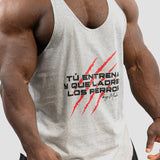 BEVERLY X MADELMAN Tank Top - You train, let the dogs bark - Grey