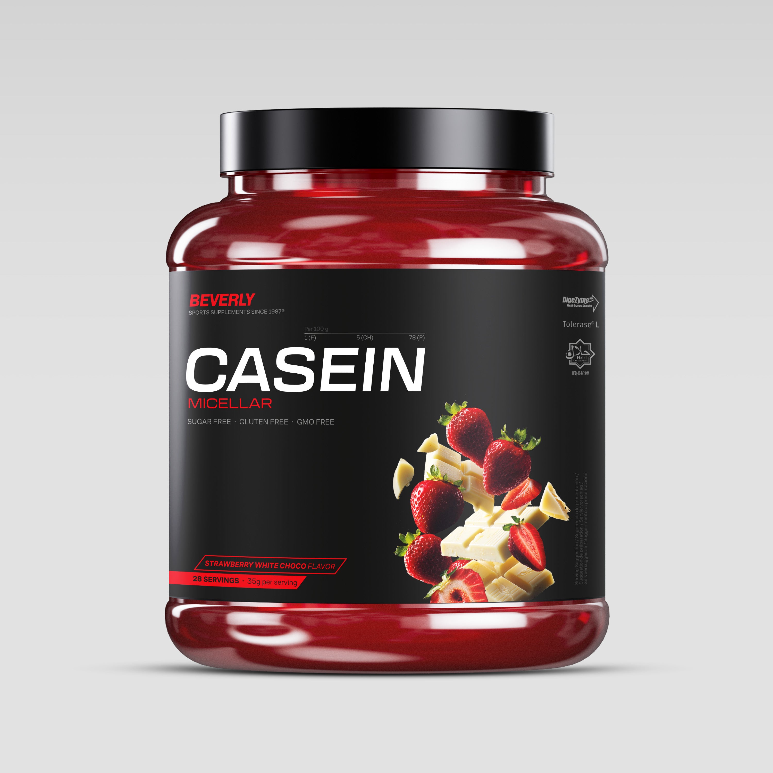 Casein Professional - 1 Kg - Strawberry White Choco