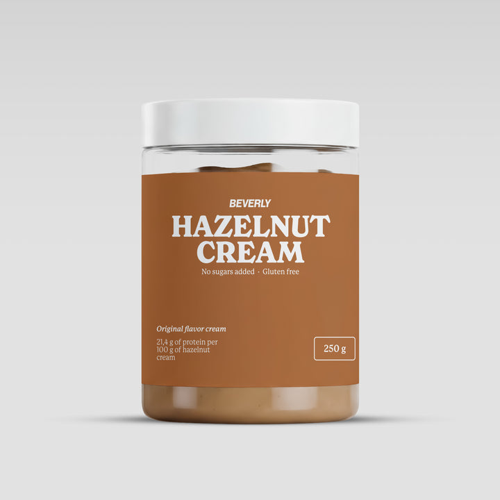 Crema de avellanas - 250 g Beverly 1 web mockup hazelnut cream